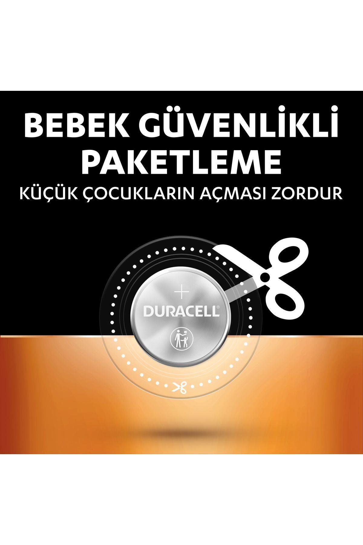 Duracell CR 2032 Lityum Düğme Pil (2’li paket) 3V, (CR2032)