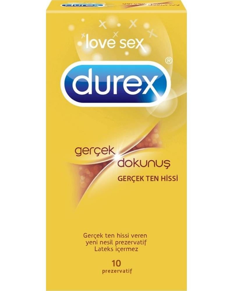 Durex Gerçek Dokunuş Prezervatif 10 Lu