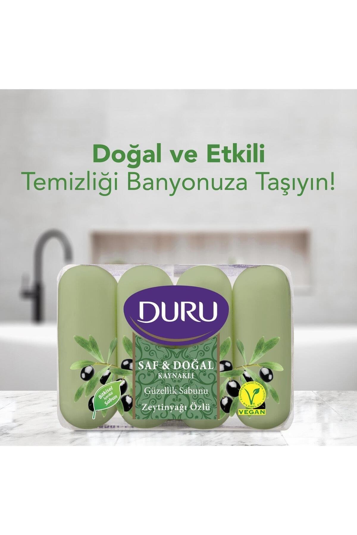 Duru Güzellik Sabunu Saf&Doğal Zeytinyağlı Eco 4x70gr