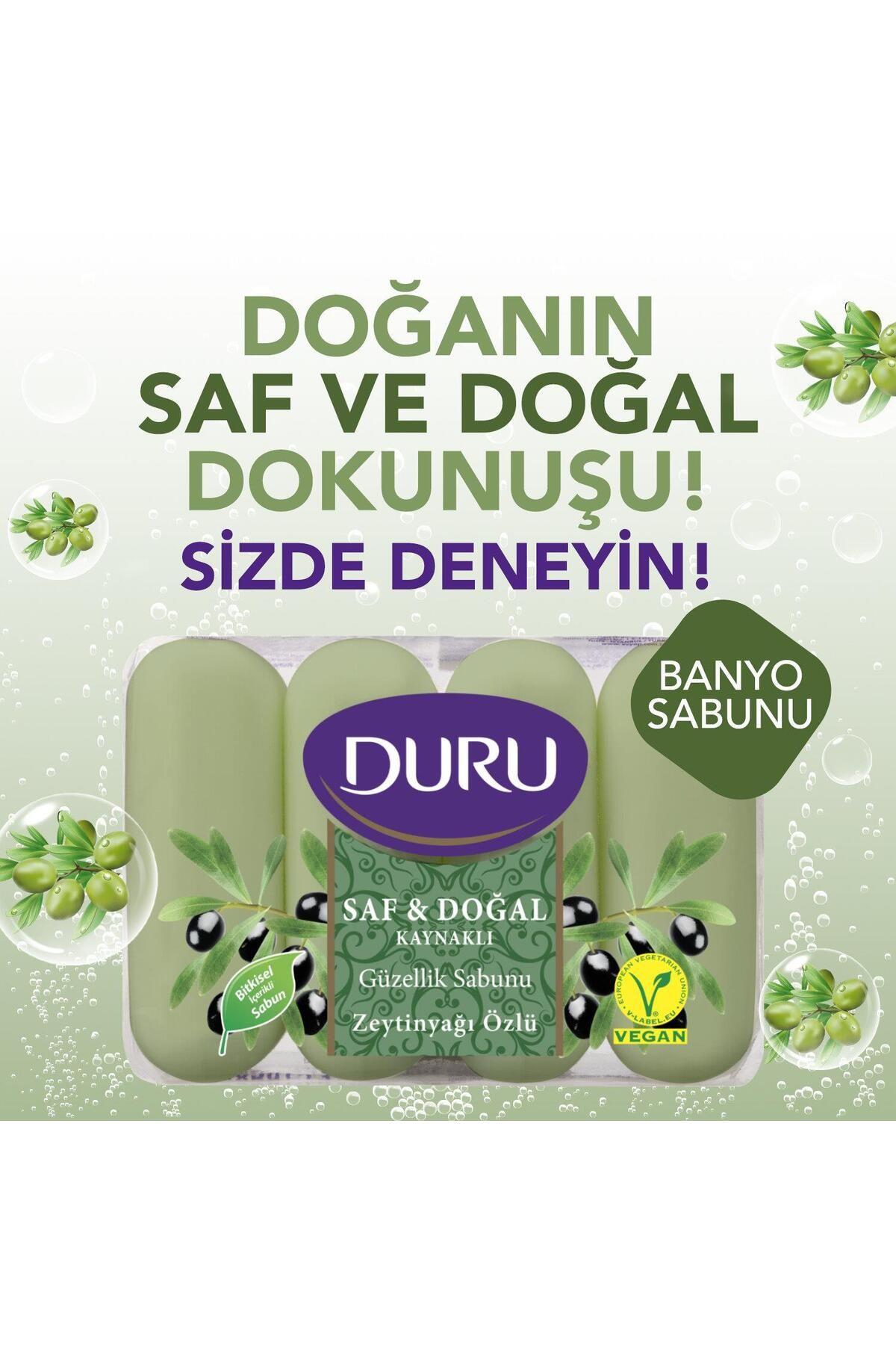 Duru Güzellik Sabunu Saf&Doğal Zeytinyağlı Eco 4x70gr