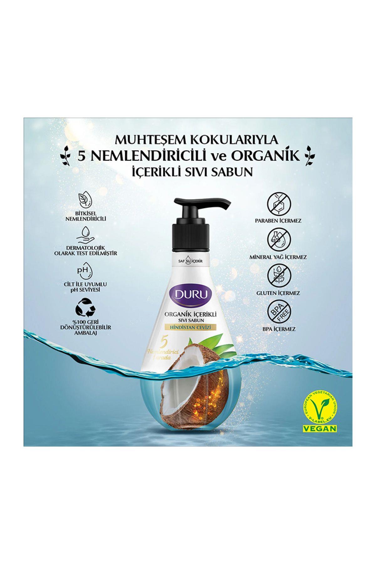 Duru Organik Içerikli Cevizli Sıvı Sabun 500ml,hindistan