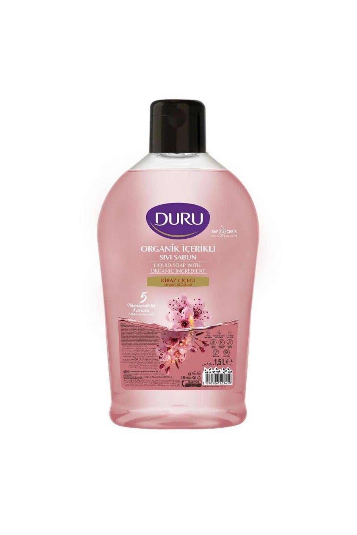 Duru Organik Içerikli Kiraz Çiçeği Sıvı Sabun 1500ml