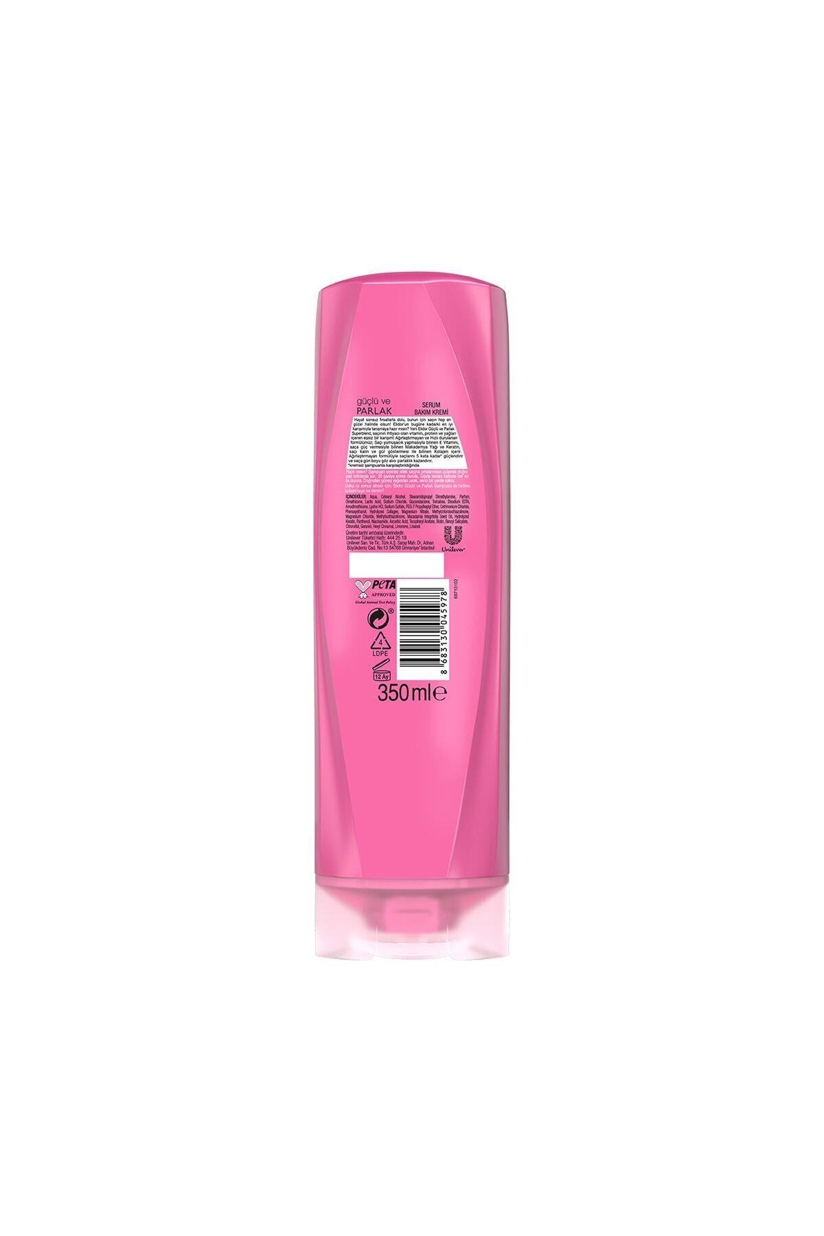Elidor Superblend Serum Saç Bakım Kremi Güçlü Ve Parlak E Vitamini Makademya Yağı & Keratin 350 Ml