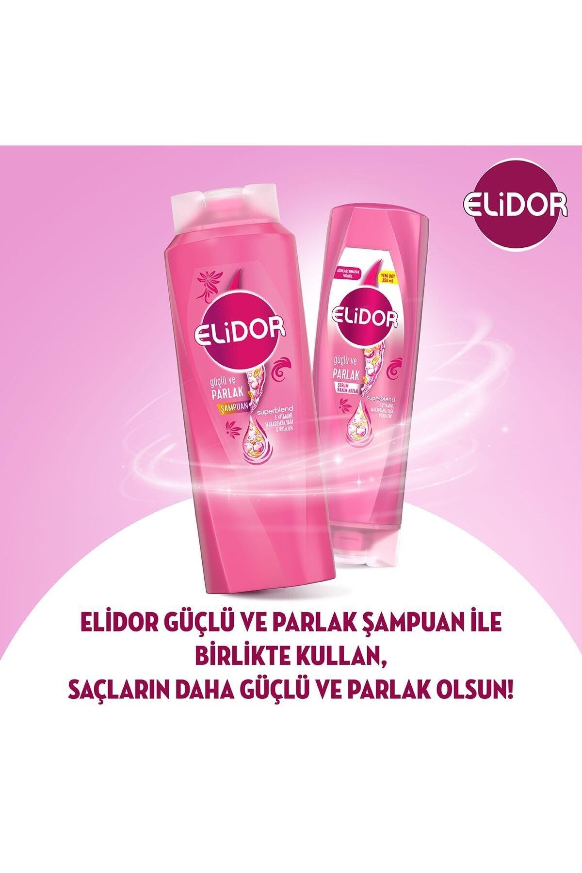 Elidor Superblend Serum Saç Bakım Kremi Güçlü Ve Parlak E Vitamini Makademya Yağı & Keratin 350 Ml