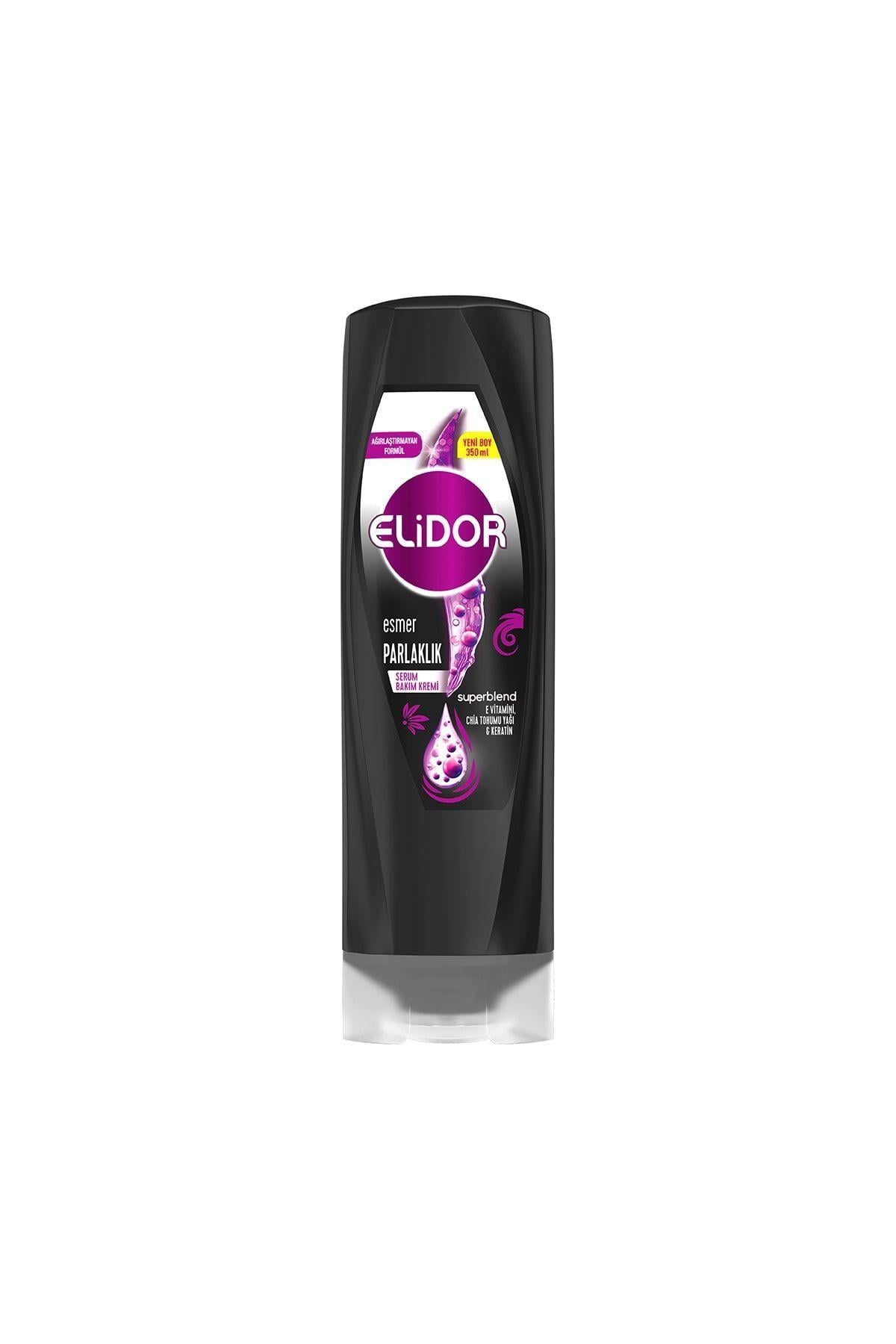 Elidor Superblend Serum Saç Bakım Kremi Esmer Parlaklık E Vitamini Chia Tohumu Yağı Keratin 350 Ml