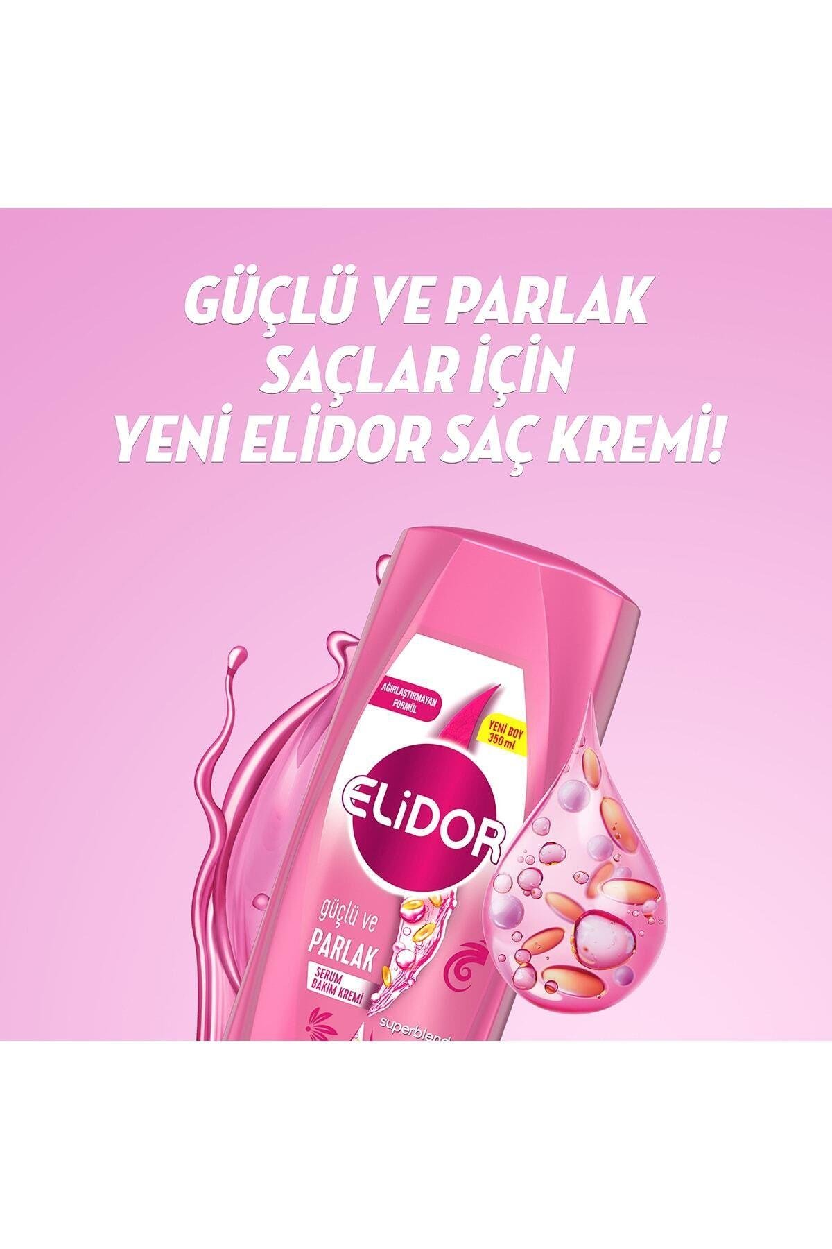 Elidor Superblend Serum Saç Bakım Kremi Güçlü Ve Parlak E Vitamini Makademya Yağı & Keratin 350 Ml