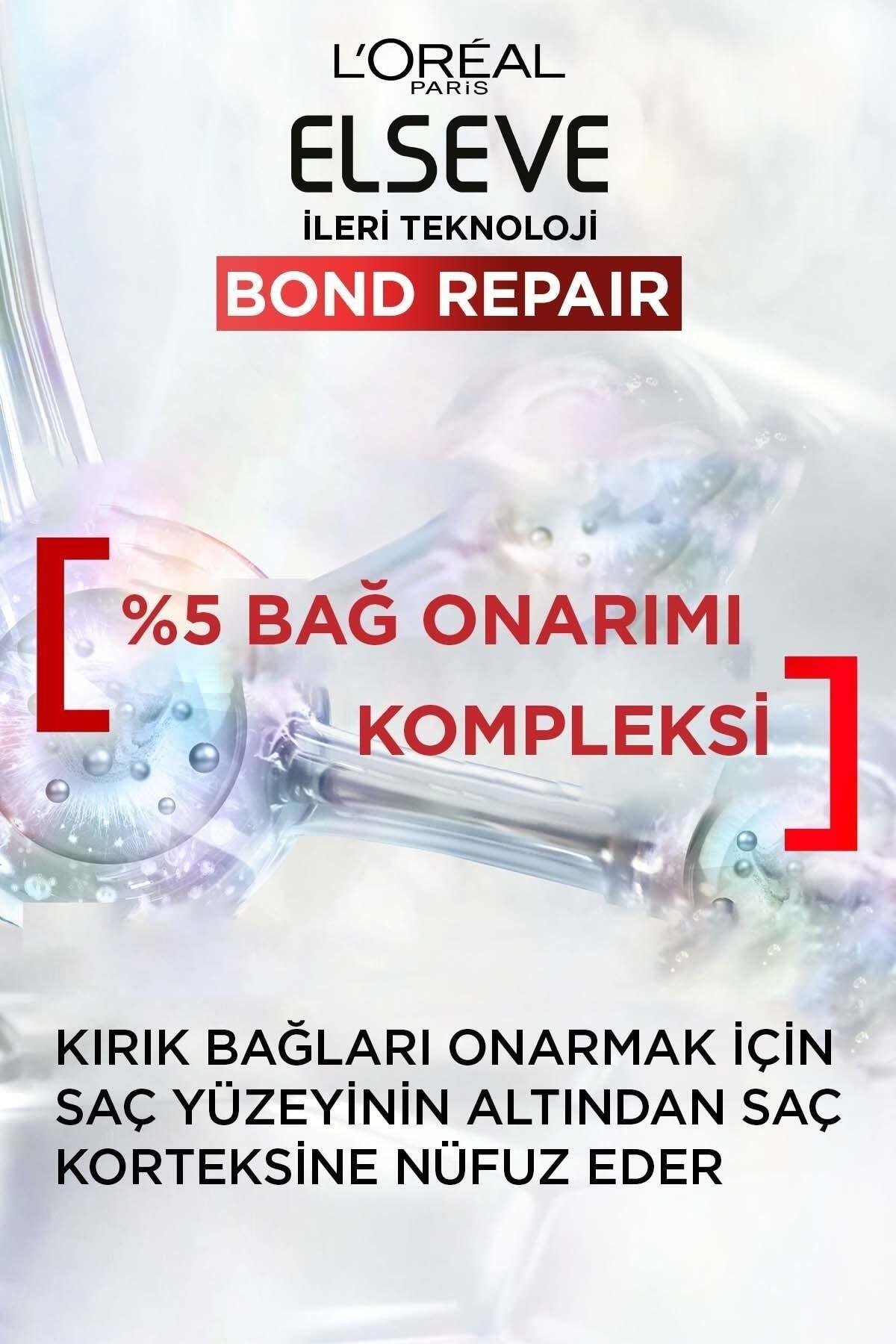 ELSEVE Bond Repair Tüm Yıpranmalar Için Saç Bağlarını Güçlendirici Şampuan 200ml