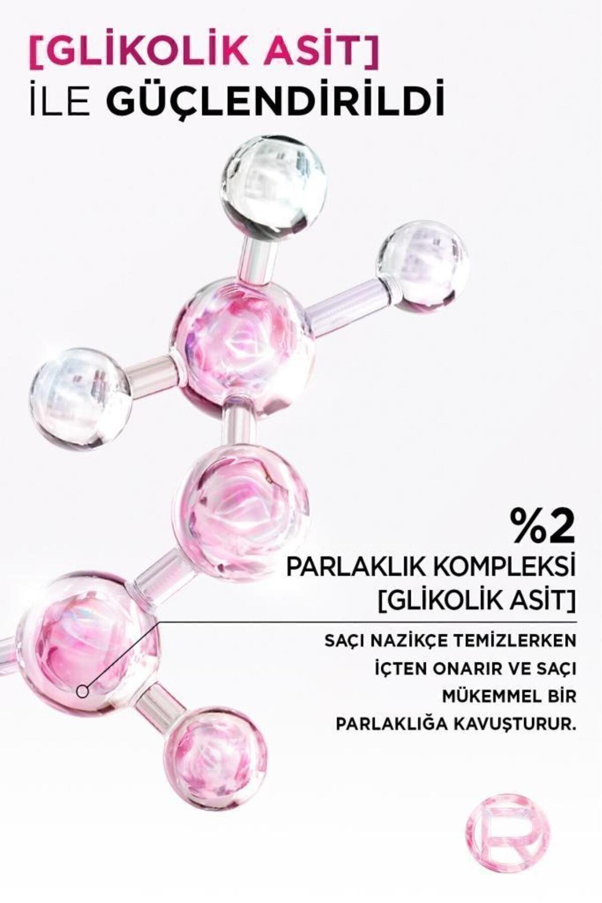 ELSEVE Glycolic Gloss Mükemmel Parlaklık için Bakım Yapan Şampuan [Glikolik Asit] 200ml