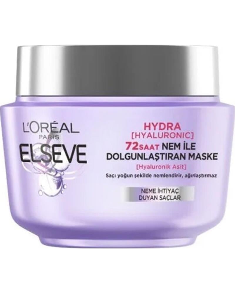ELSEVE Hydra hyaluronic 72 Saat Nem Ile Dolgunlaştıran Maske 300ml