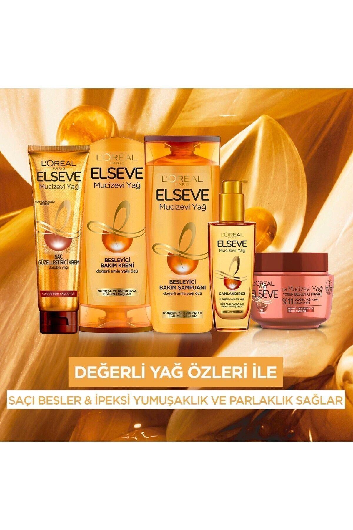 ELSEVE L'oréal Paris Mucizevi Yağ Besleyici Maske 300 ml