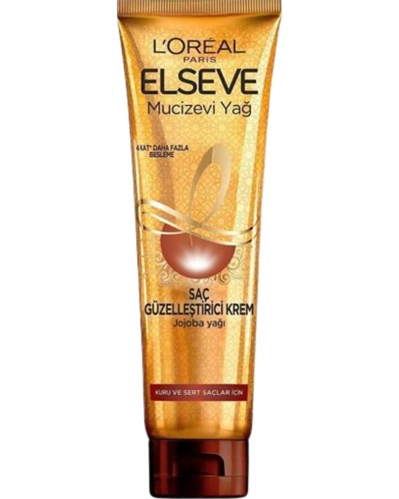 ELSEVE L'oréal Paris Mucizevi Yağ Saç Güzelleştirici Krem 150 ml - Kuru Ve Sert Saçlar