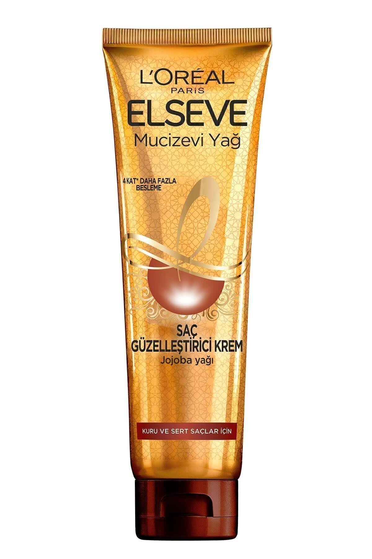 ELSEVE L'oréal Paris Mucizevi Yağ Saç Güzelleştirici Krem 150 ml - Kuru Ve Sert Saçlar