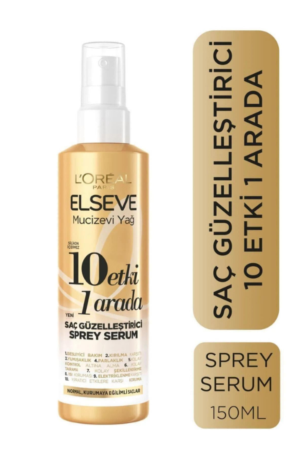 ELSEVE Mucizevi Yağ 10 Etki 1 Arada Saç Güzelleştirici Sprey Serum 150 Ml