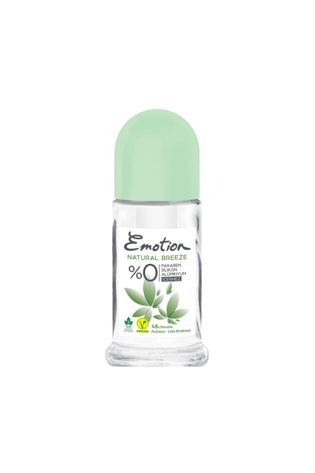 Emotion ( KİL MASKESİ HEDİYE ) Emotion Natural Breeze Roll On 50ml ( 1 ADET )