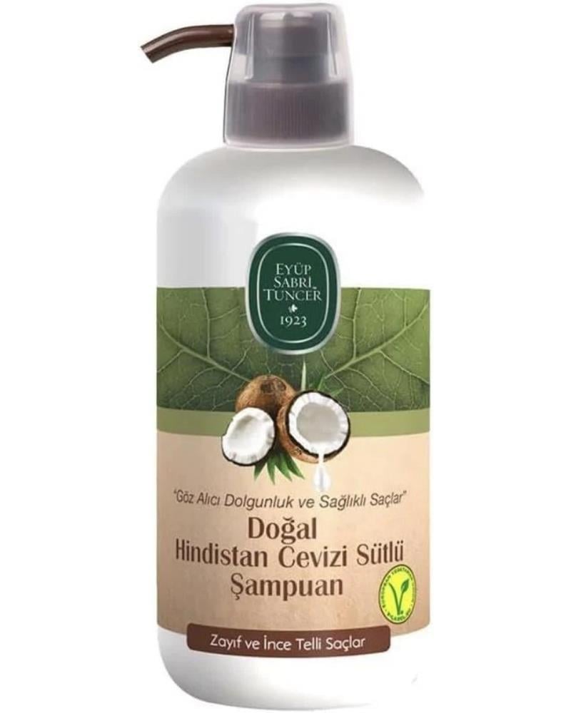 Eyüp Sabri Tuncer Doğal Hindistan Cevizi Sütlü Şampuan 600 ml