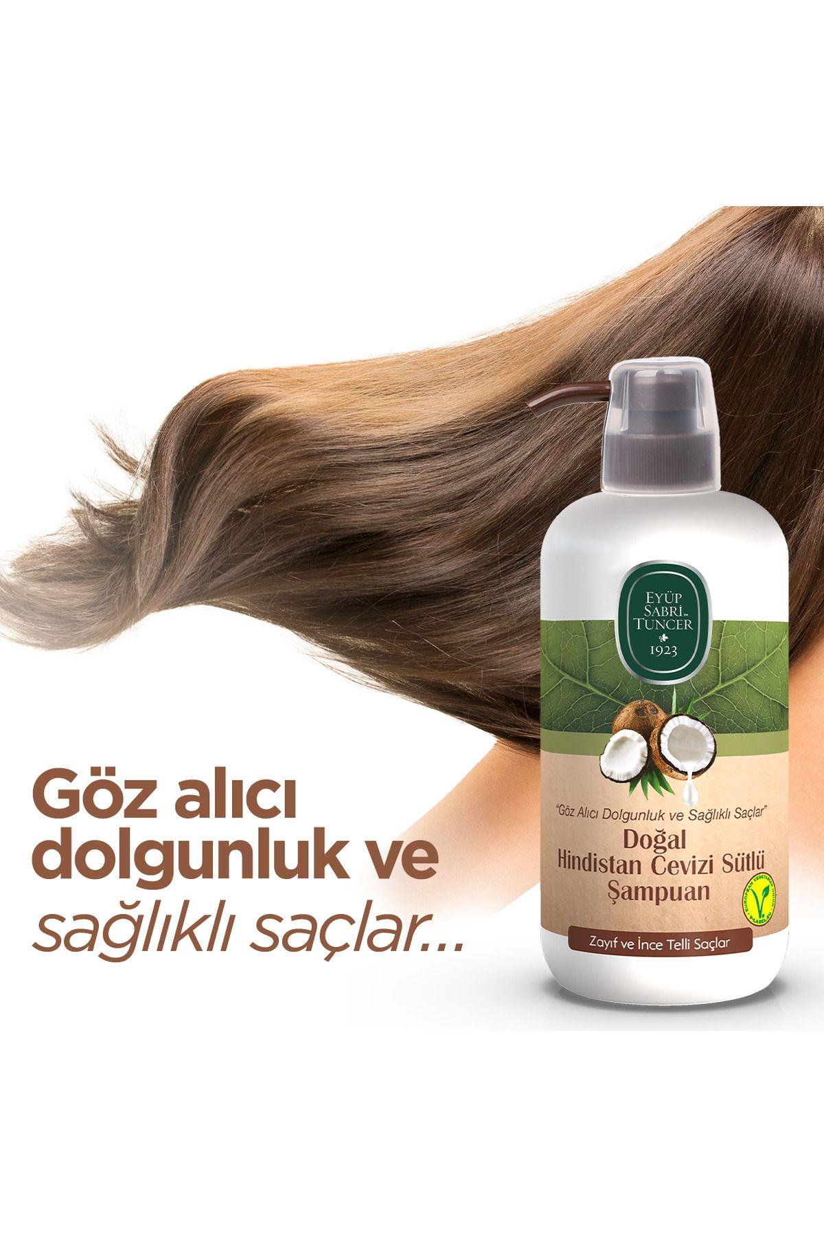 Eyüp Sabri Tuncer Doğal Hindistan Cevizi Sütlü Şampuan 600 ml