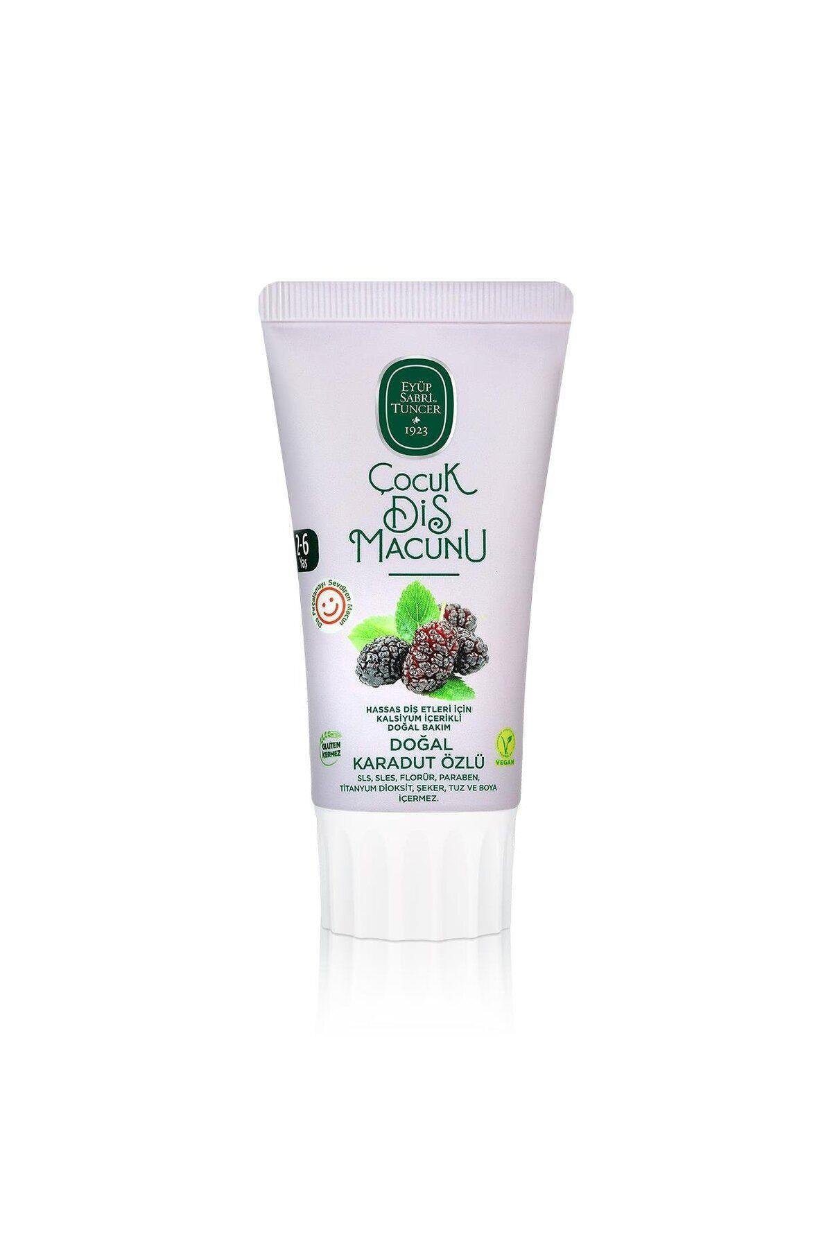 Eyüp Sabri Tuncer Doğal Karadut Özlü 2-6 Yaş Çocuk Diş Macunu 60 Ml
