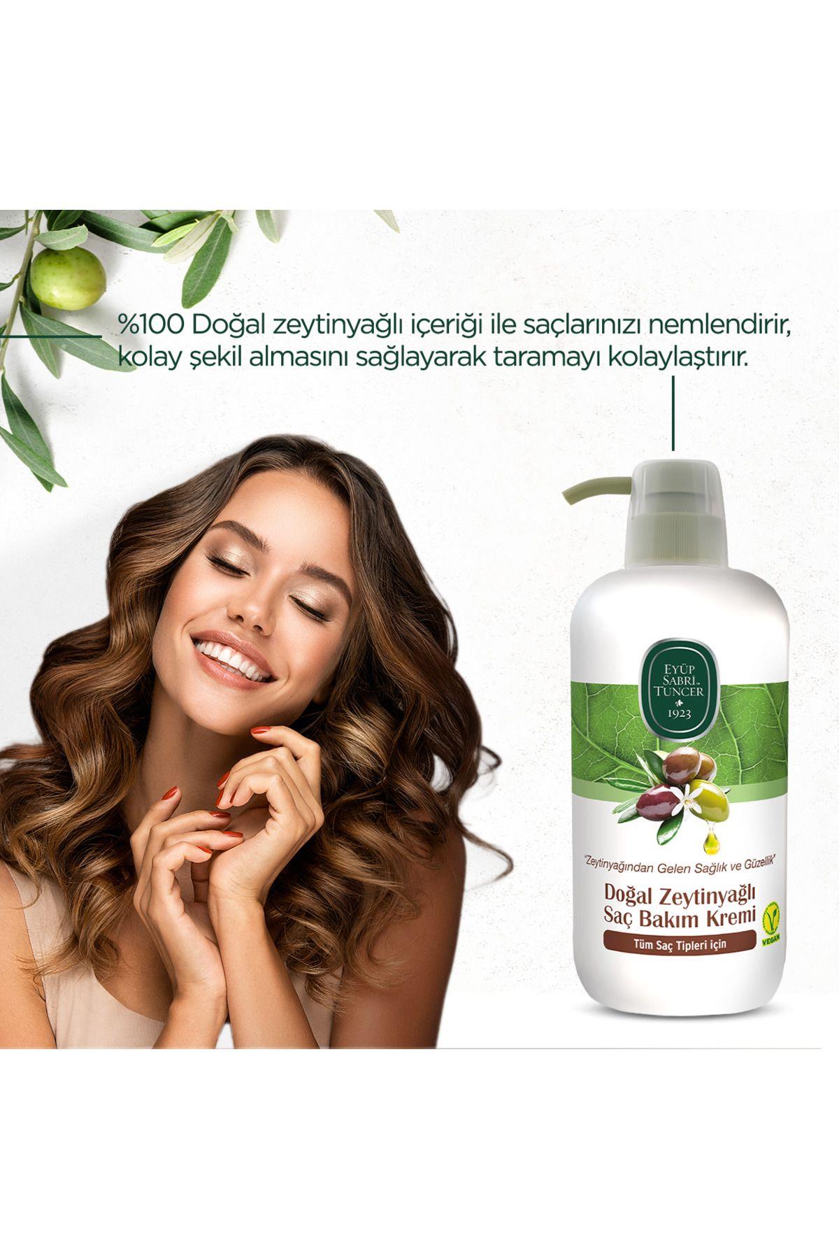 Eyüp Sabri Tuncer Doğal Zeytinyağlı Saç Kremi 600 ml