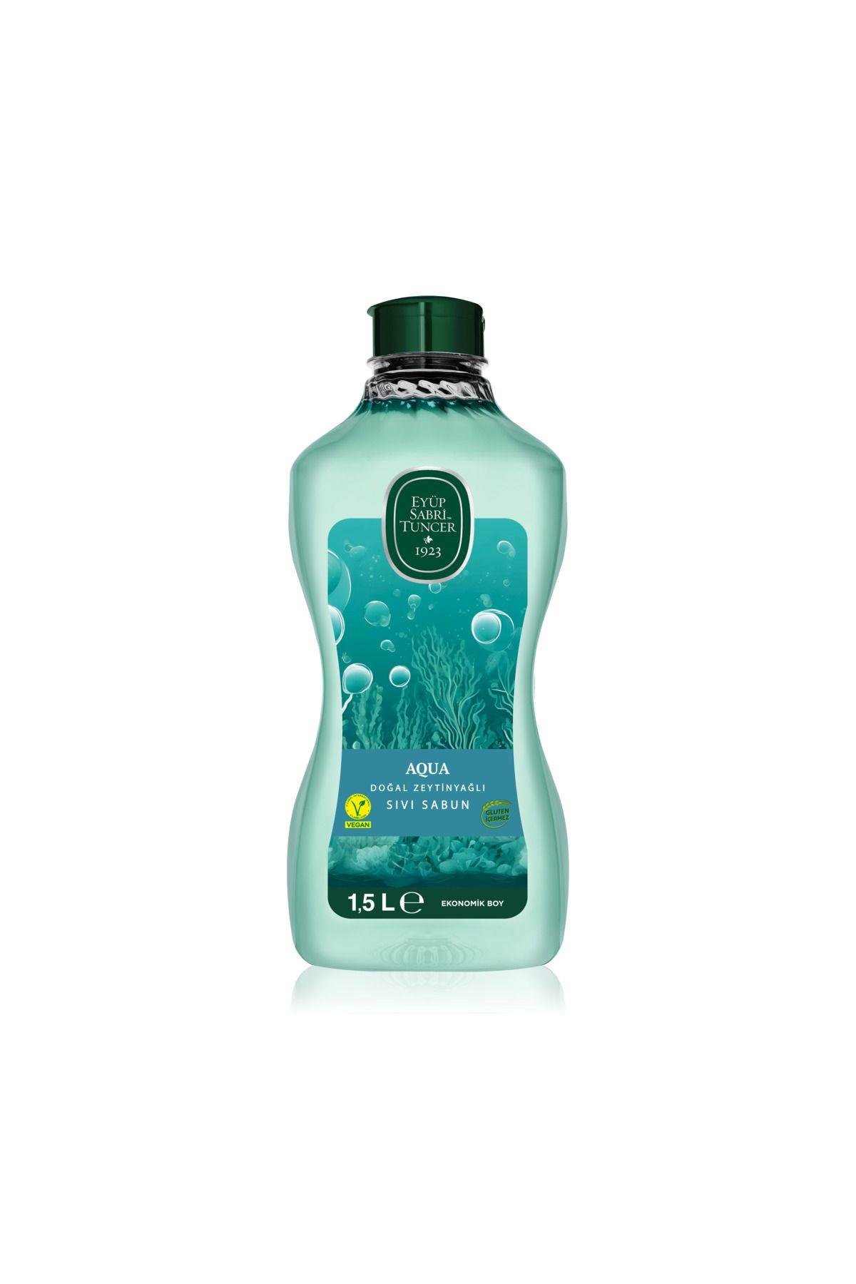 Eyüp Sabri Tuncer Doğal Zeytinyağlı Sıvı Sabun Aqua 1,5 L Pet Şişe