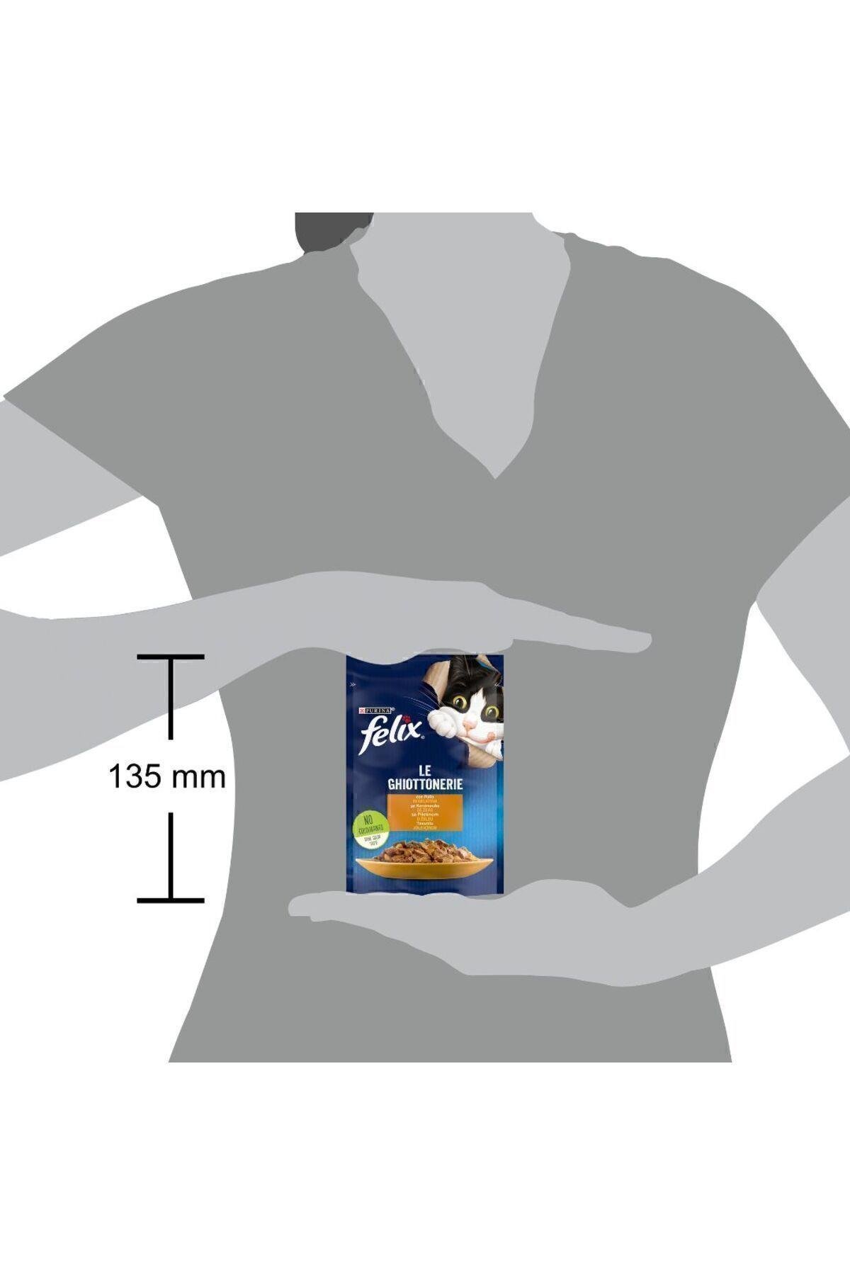 FELIX Pouch Junior Tavuklu Yavru Kedi Konservesi 85 gr