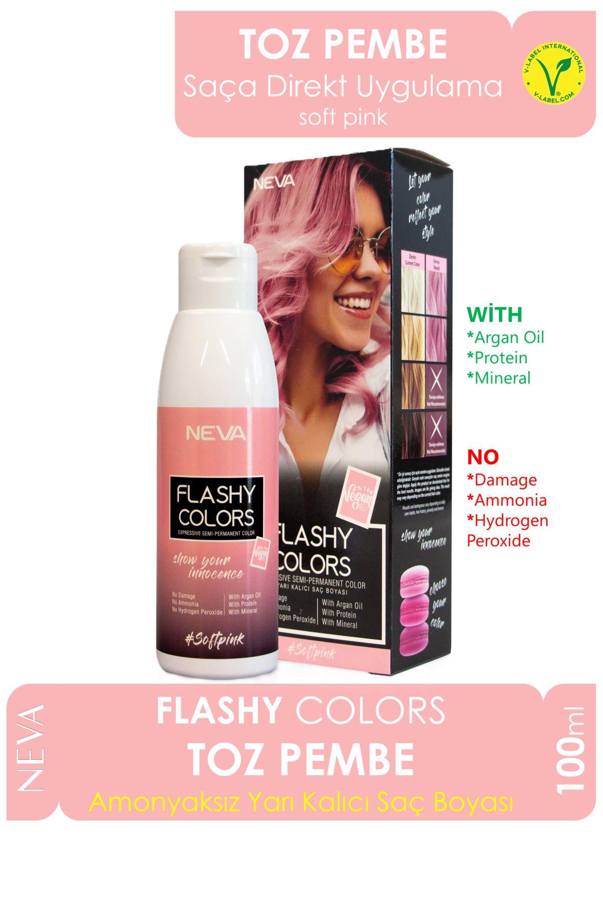 Flashy Colors Yarı Kalıcı Saç Boyası - Soft Pink / Toz Pembe 100 ml