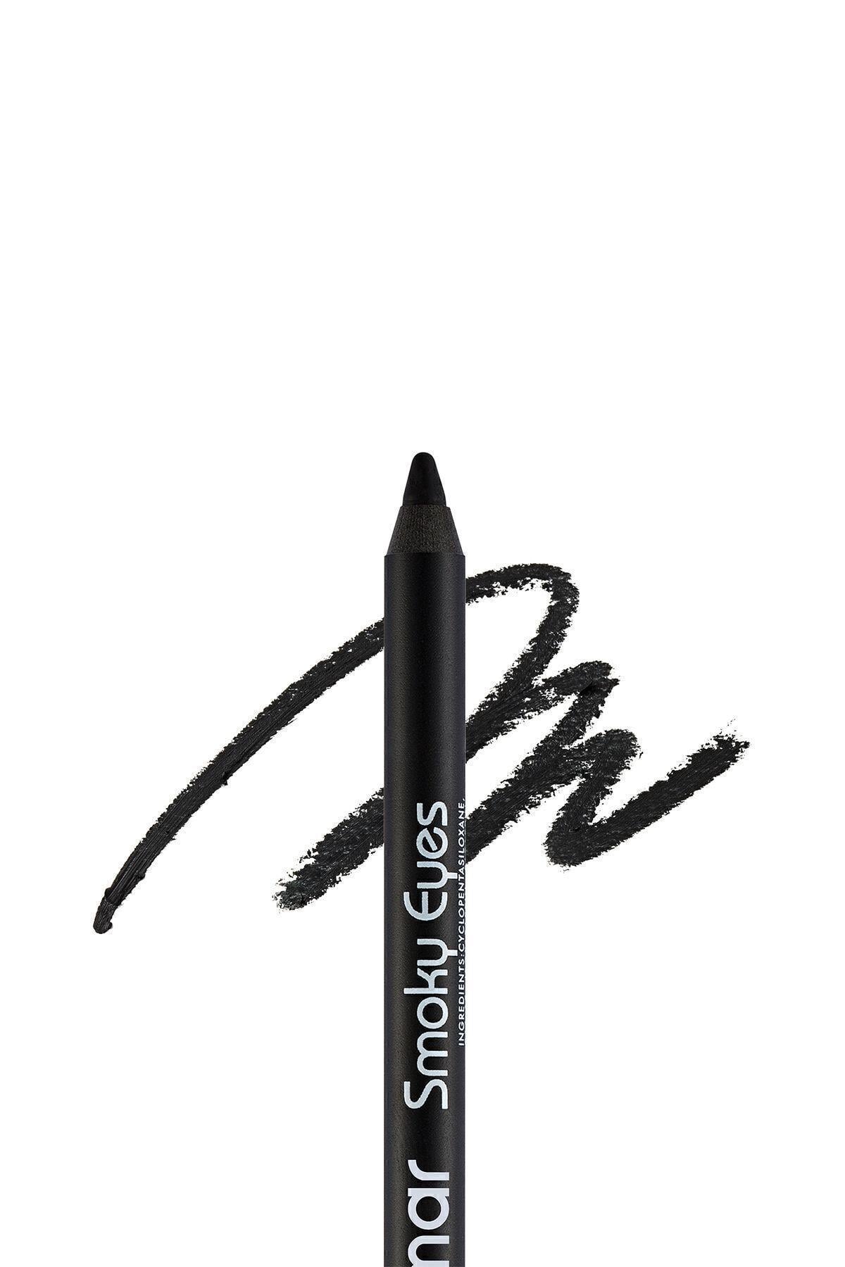 Flormar Buğulu Makyaj Göz Kalemi Karbon Siyah-smoky Eyes Waterproof Eyeliner-001 Carbon Black-8690604138128
