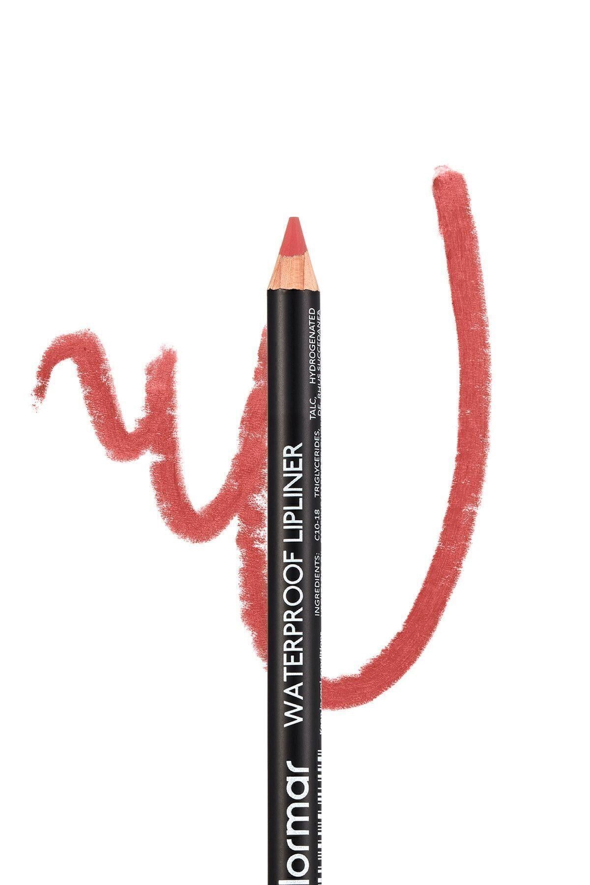 Flormar Suya Dayanıklı Dudak Kalemi - Waterproof Lipliner 238 Pure Rose 8690604567515