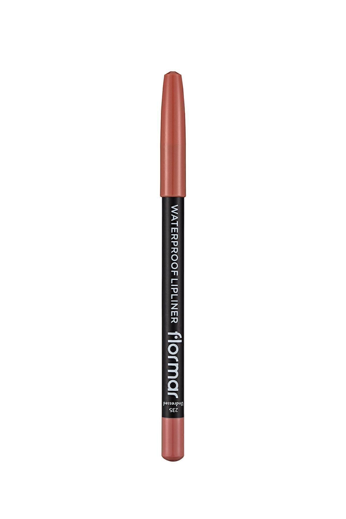 Flormar Waterproof Lipliner - Suya Dayanıklı Dudak Kalemi No:235 Undressed 1.14 g 8690604567485