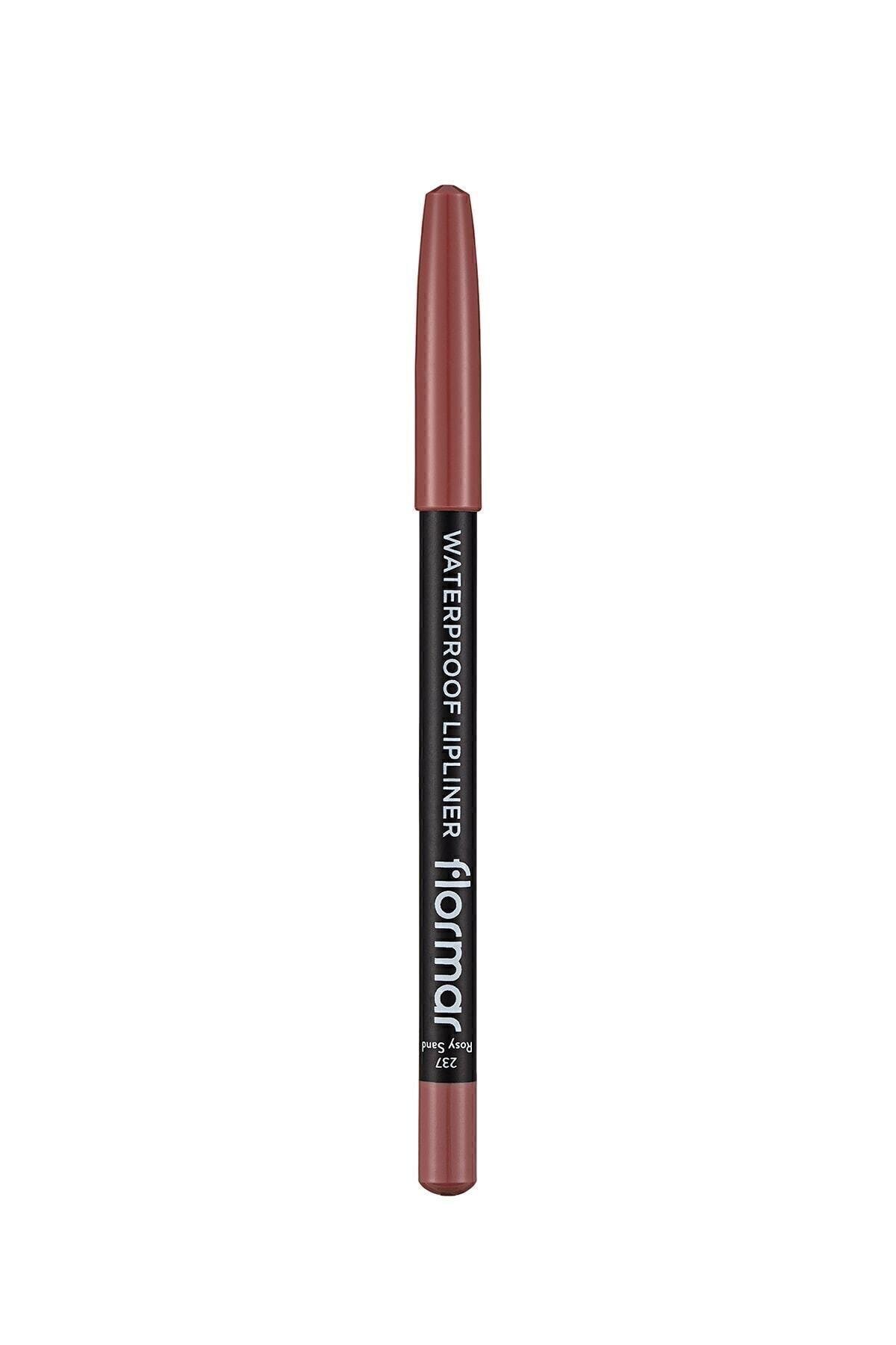 Flormar Waterproof Lipliner - Suya Dayanıklı Dudak Kalemi No:237 Rosy Sand 1.14 g 8690604567508