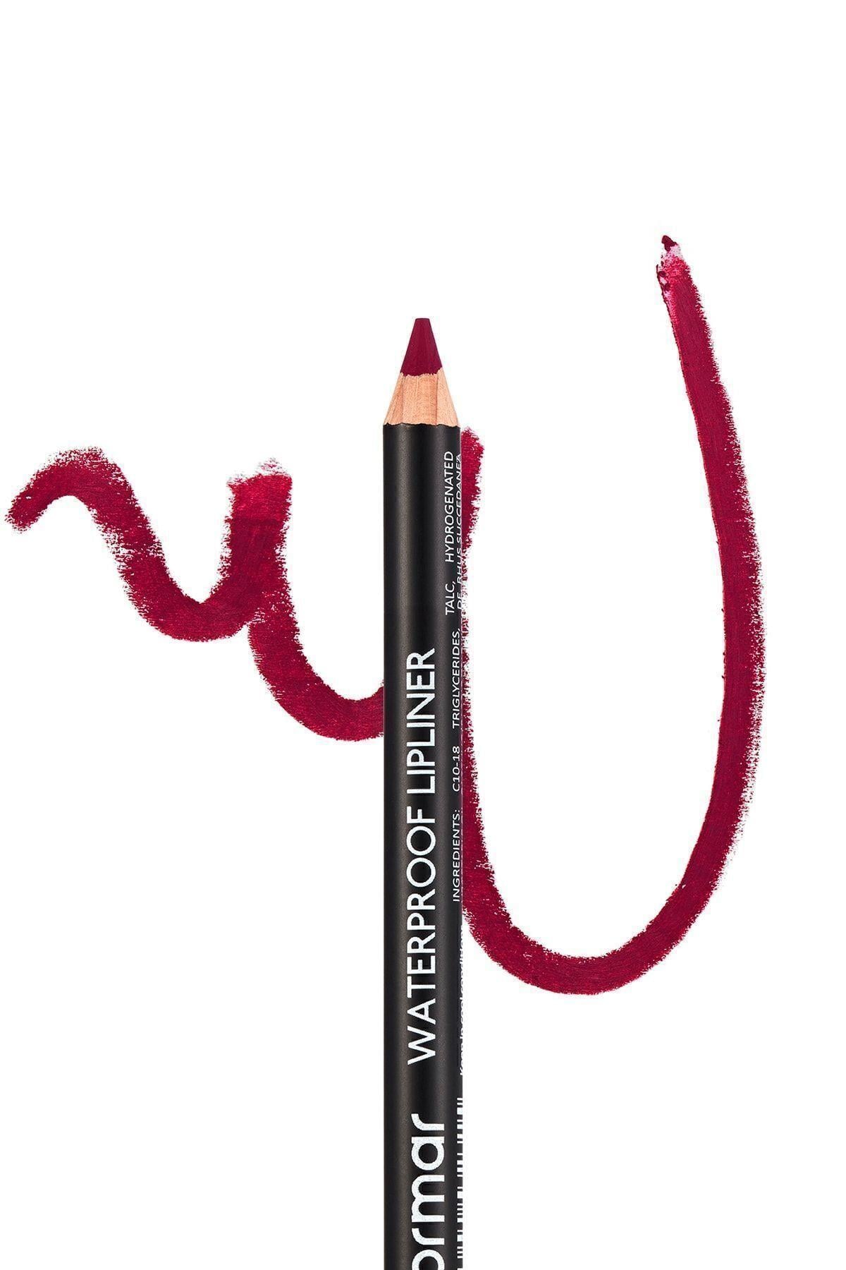 Flormar Waterproof Lipliner - Suya Dayanıklı Dudak Kalemi No:241 Sour Cherry 1.14 g 8690604567553