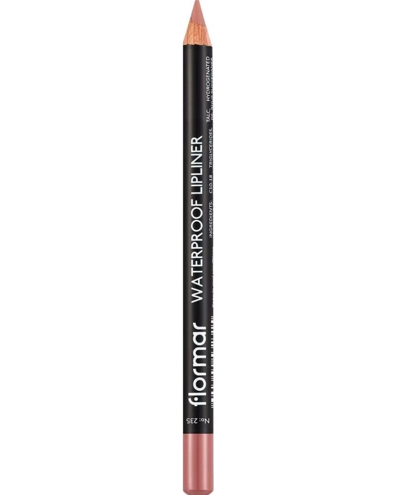 Flormar Waterproof Lipliner - Suya Dayanıklı Dudak Kalemi No:235 Undressed 1.14 g 8690604567485