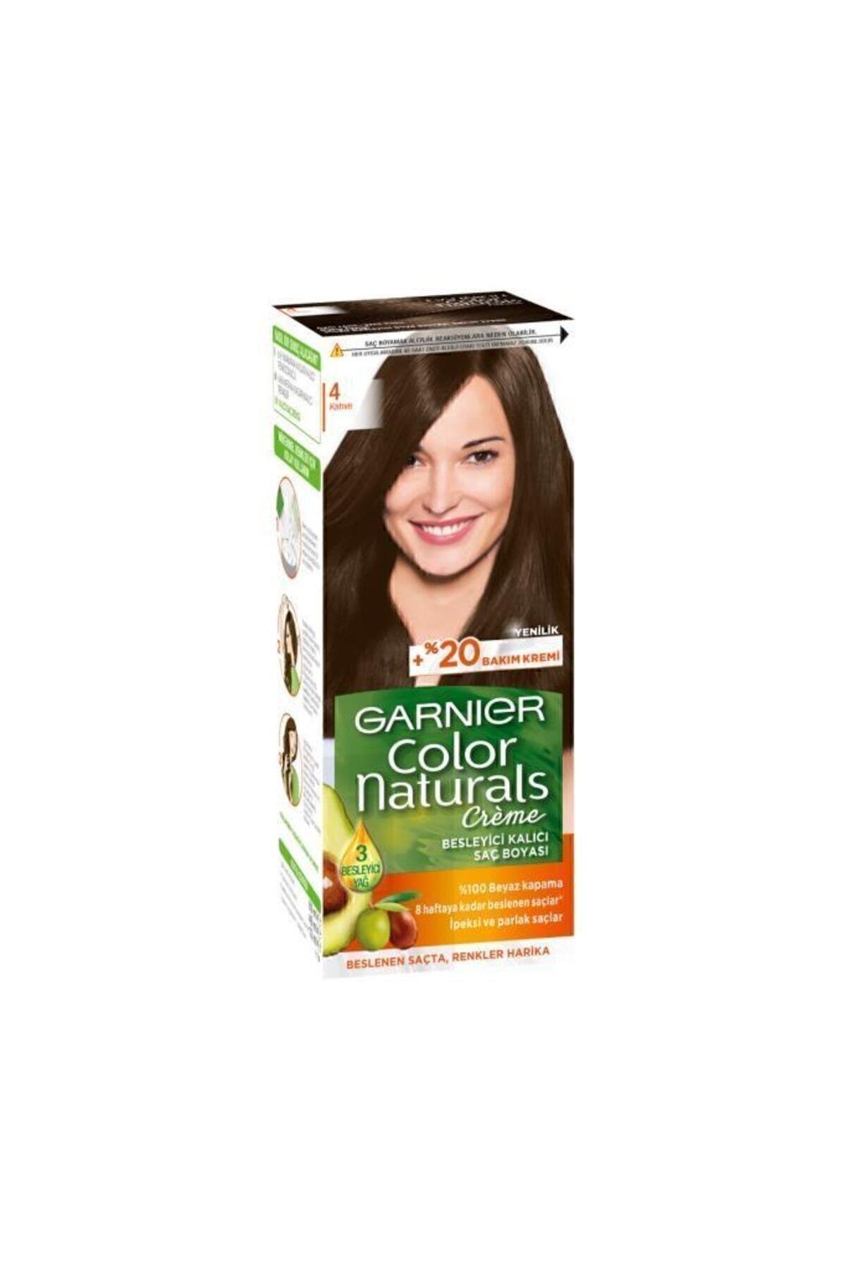 Garnier Color Naturals Saç Boyası 4 Kahve