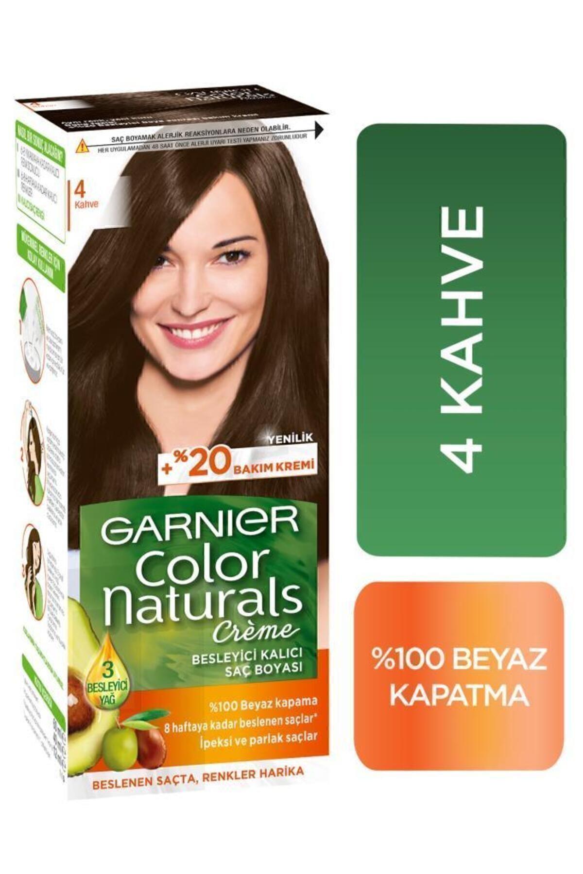 Garnier Color Naturals Saç Boyası 4 Kahve