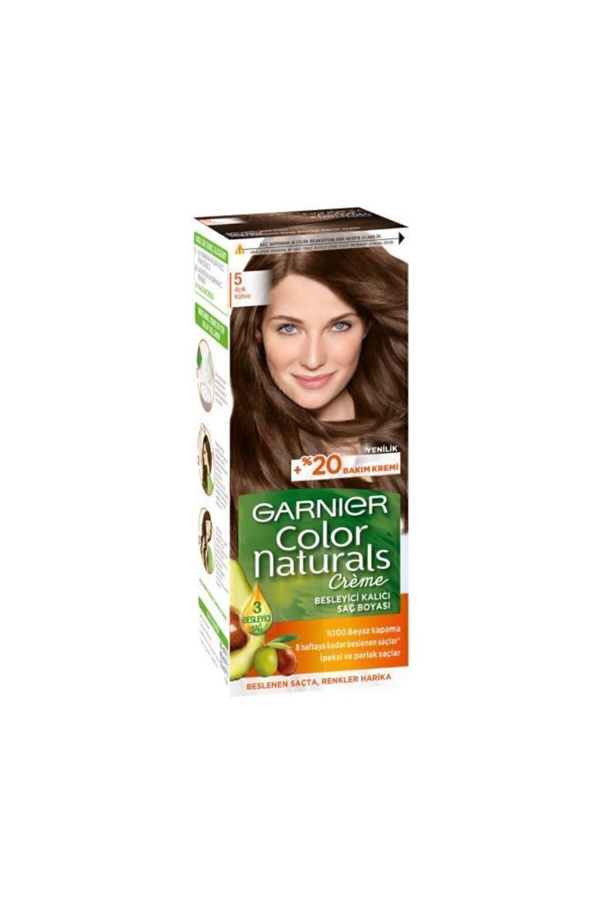 Garnier Color Naturals Saç Boyası 5 Açık Kahve
