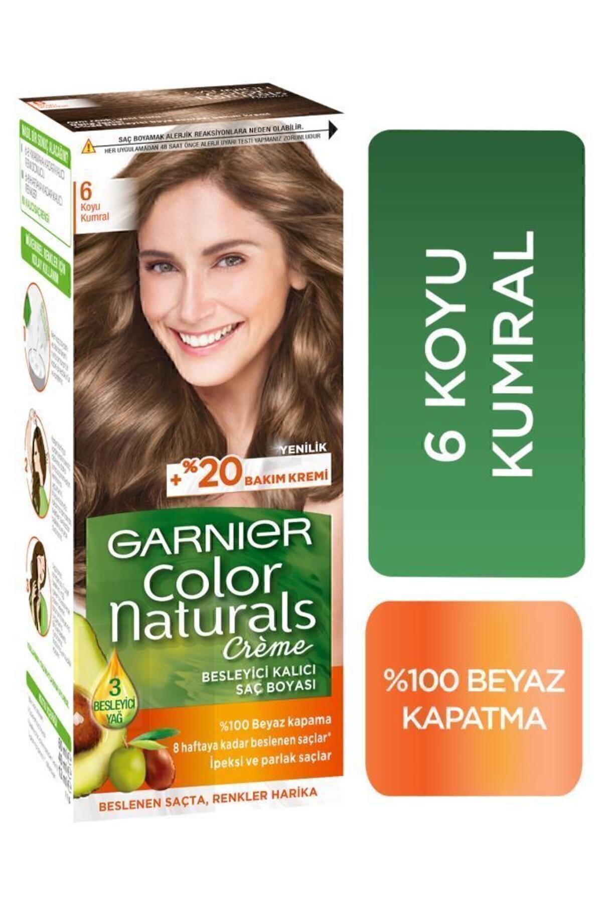 Garnier Color Naturals Saç Boyası 6 Koyu Kumral