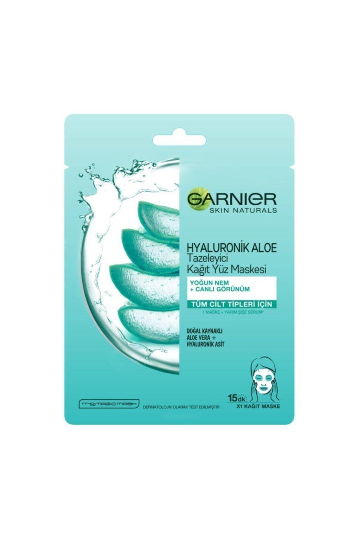 Garnier Hyaluronik Aloe Tazeleyici Kağıt Yüz Maskesi