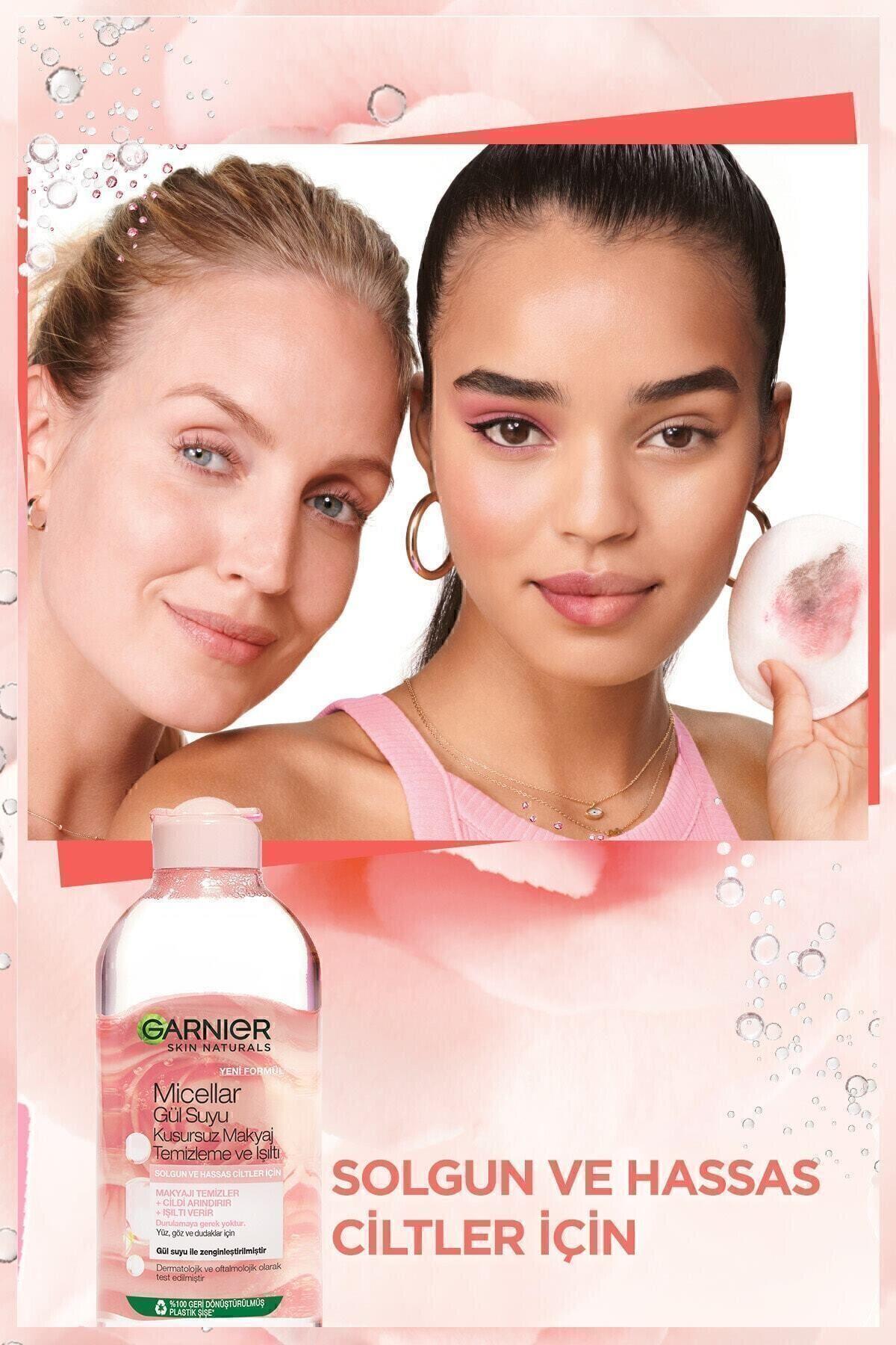 Garnier Micellar Gül Suyu Kusursuz Makyaj Temizleme & Işıltı 400ml