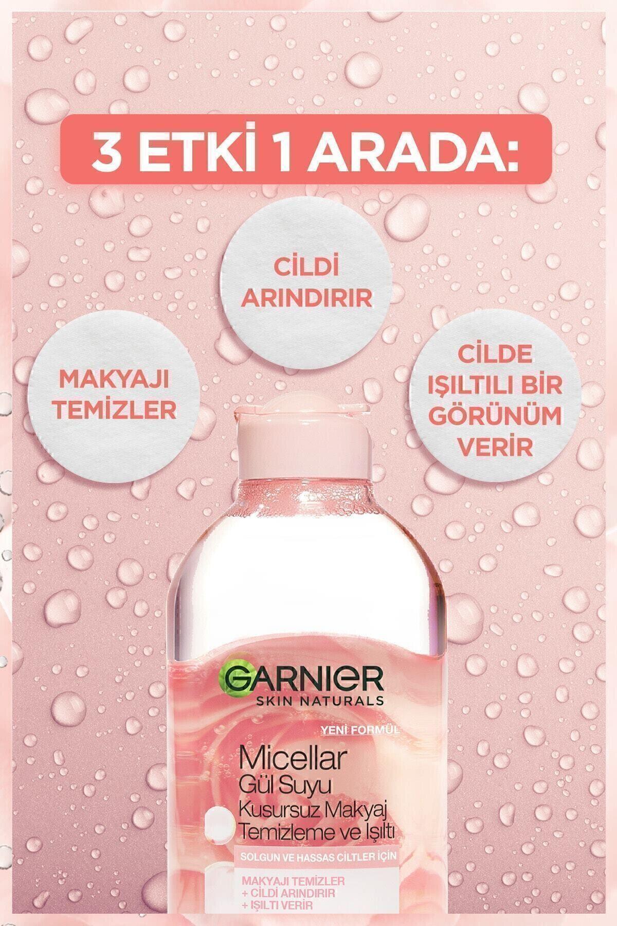 Garnier Micellar Gül Suyu Kusursuz Makyaj Temizleme & Işıltı 400ml