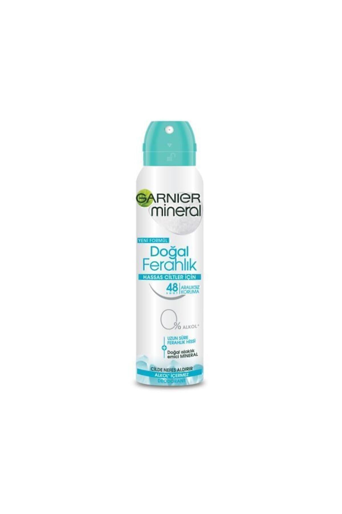Garnier Mineral Doğal Ferahlık Kadın Sprey Deodorant 3600542038157