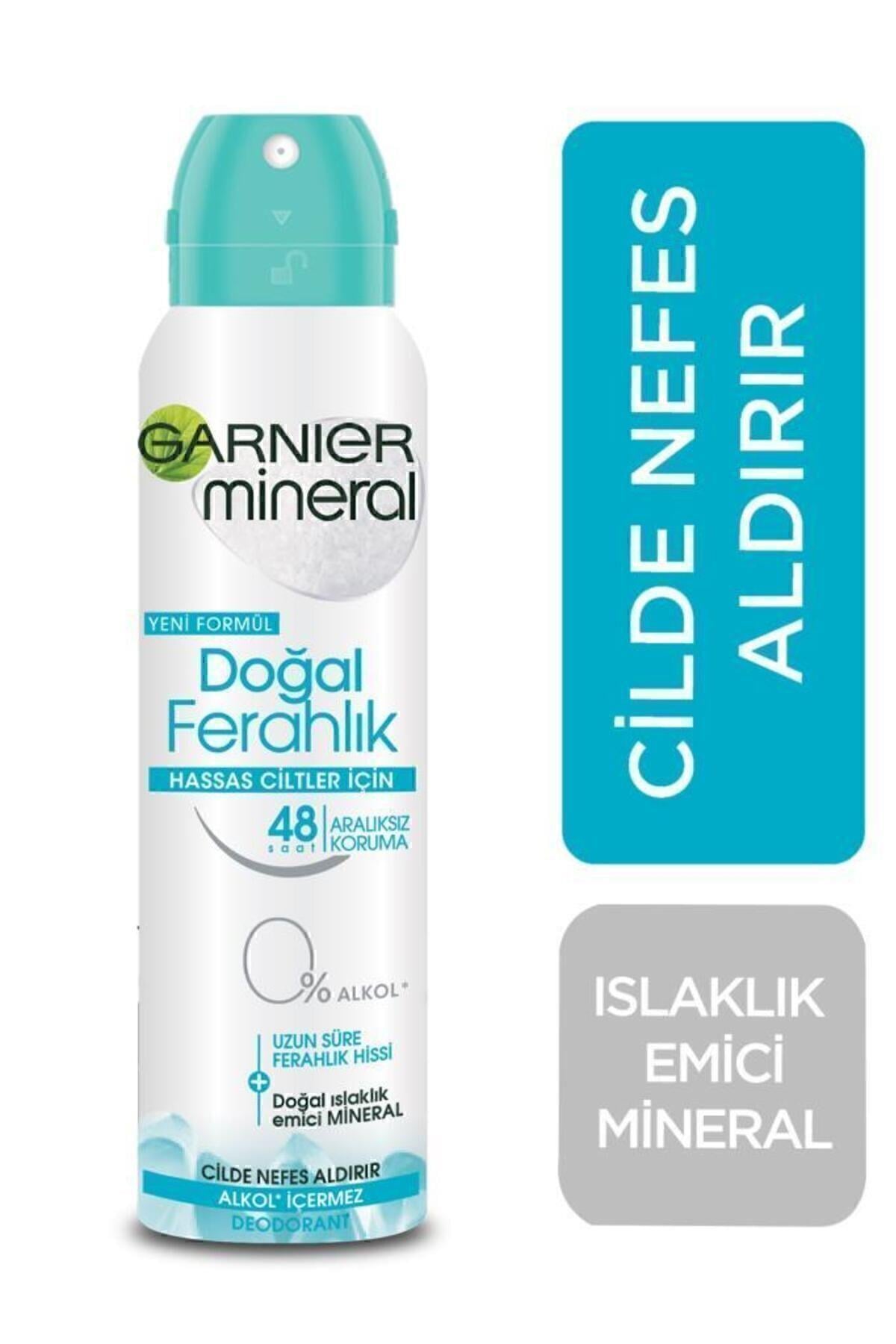 Garnier Mineral Doğal Ferahlık Kadın Sprey Deodorant 3600542038157