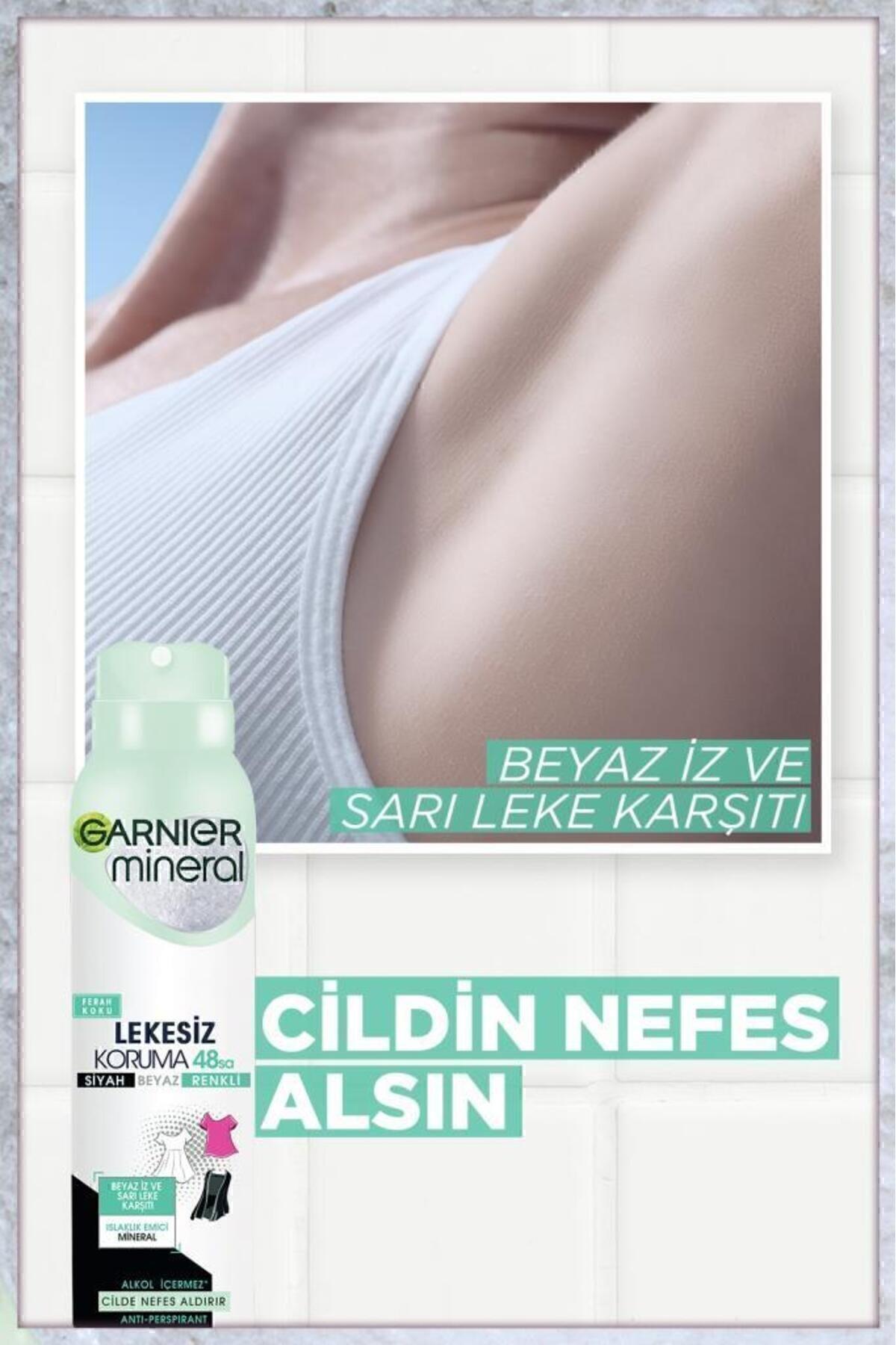 Garnier Mineral Lekesiz Koruma Ferah Koku Sprey Deodorant