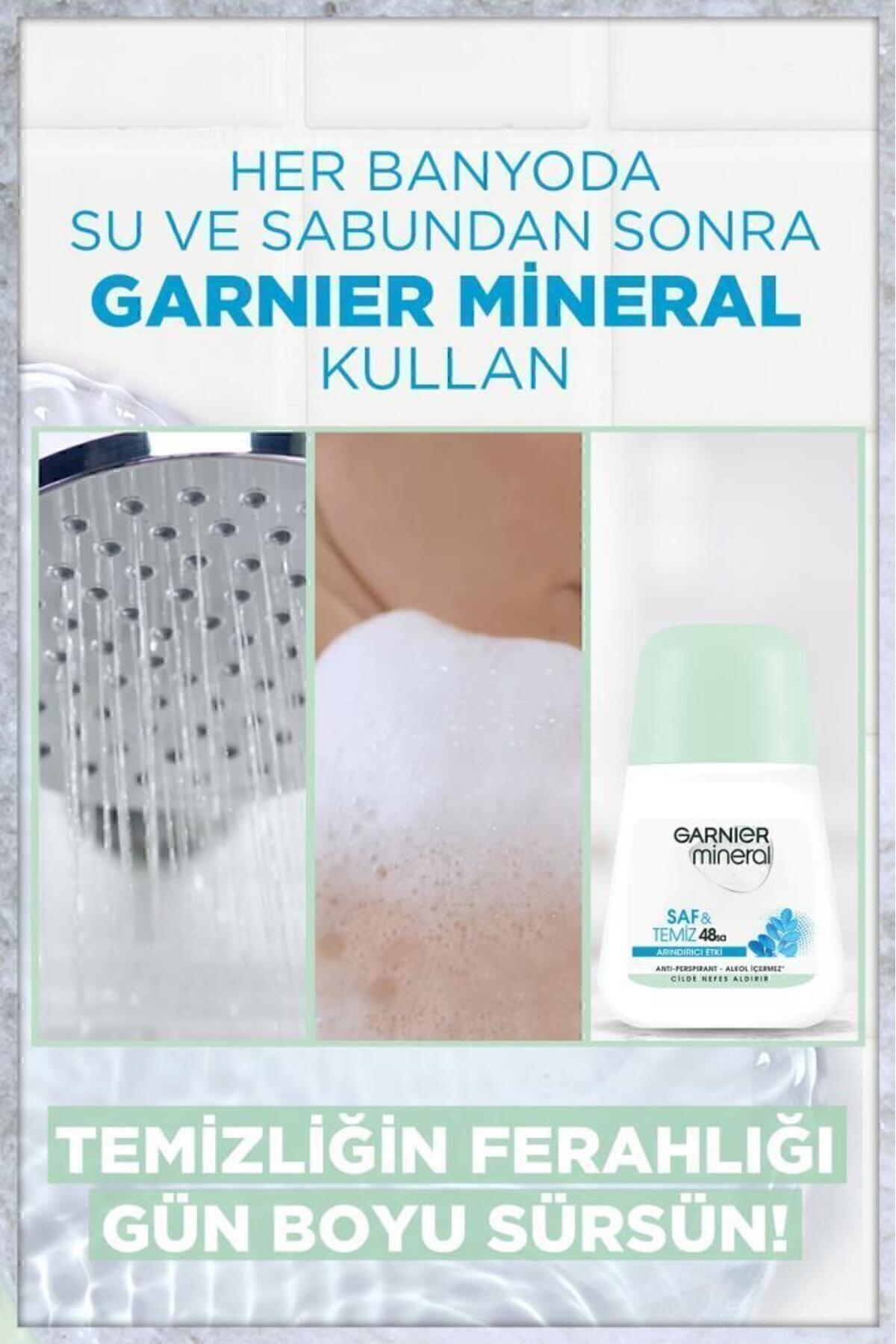 Garnier Mineral Saf Ve Temiz Kadın Roll-on Deodorant 3600542035149