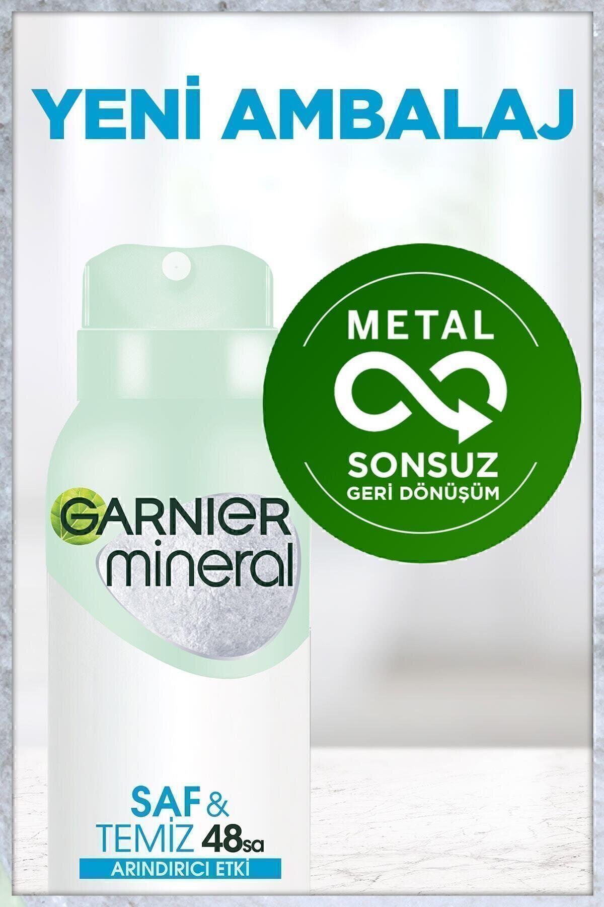 Garnier Mineral Saf ve Temiz Kadın Sprey Deodorant 3600542035132