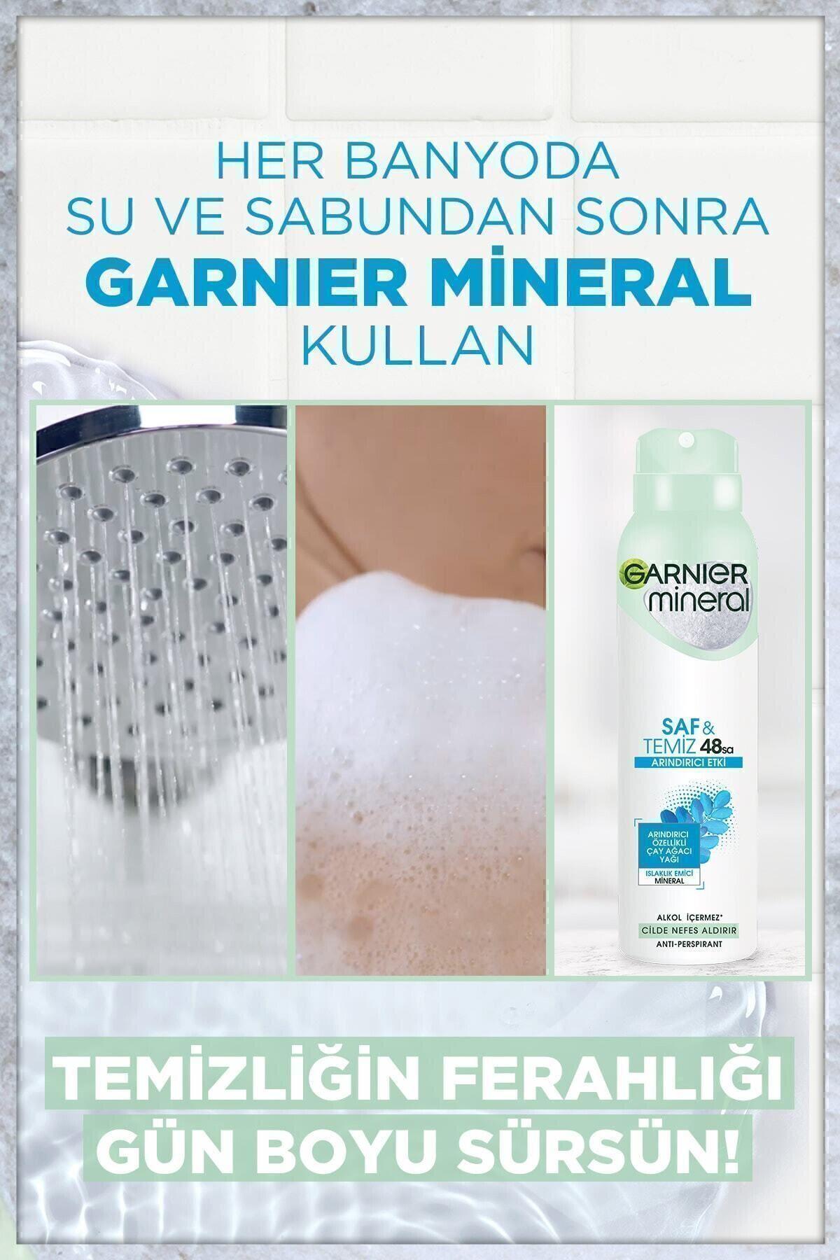 Garnier Mineral Saf ve Temiz Kadın Sprey Deodorant 3600542035132