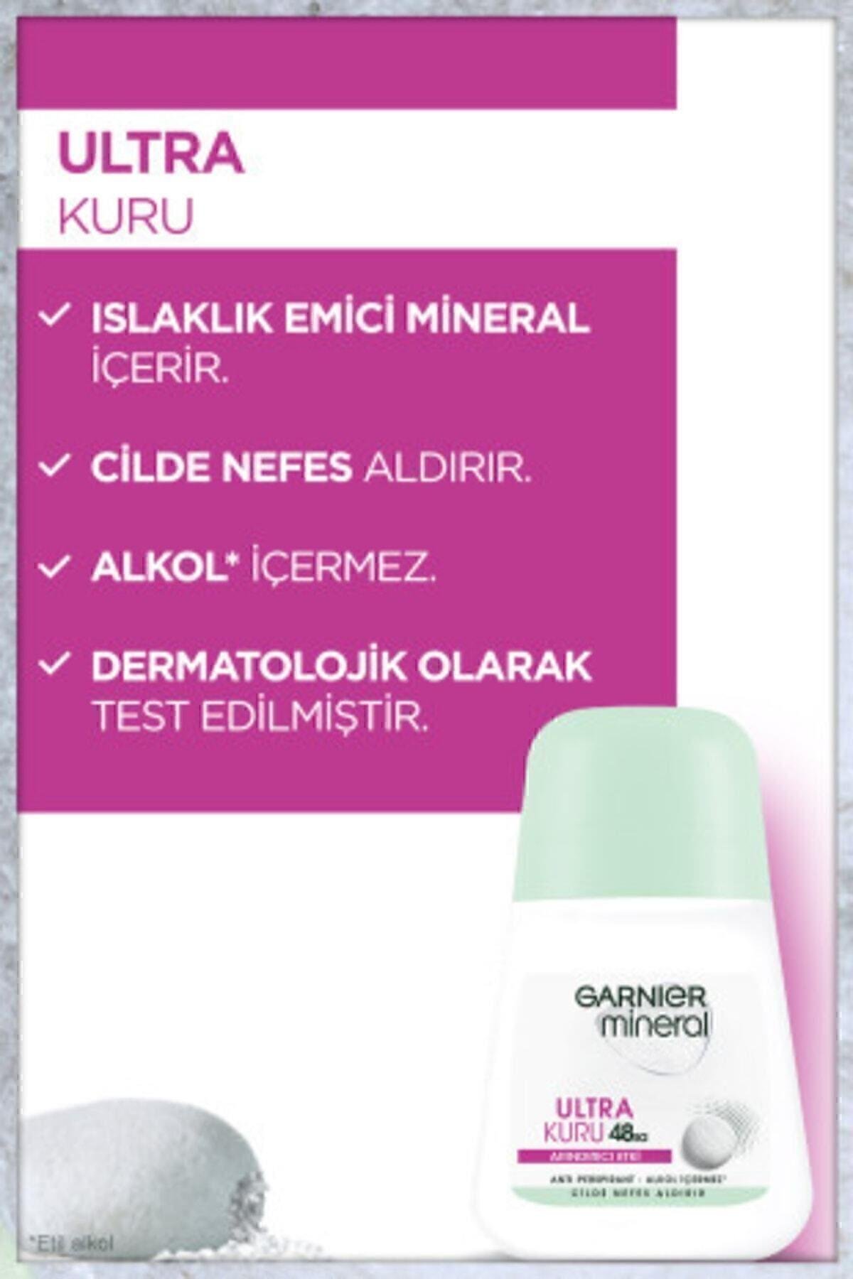 Garnier Mineral Ultra Kuru Kadın Roll-On Deodorant 3600541932623