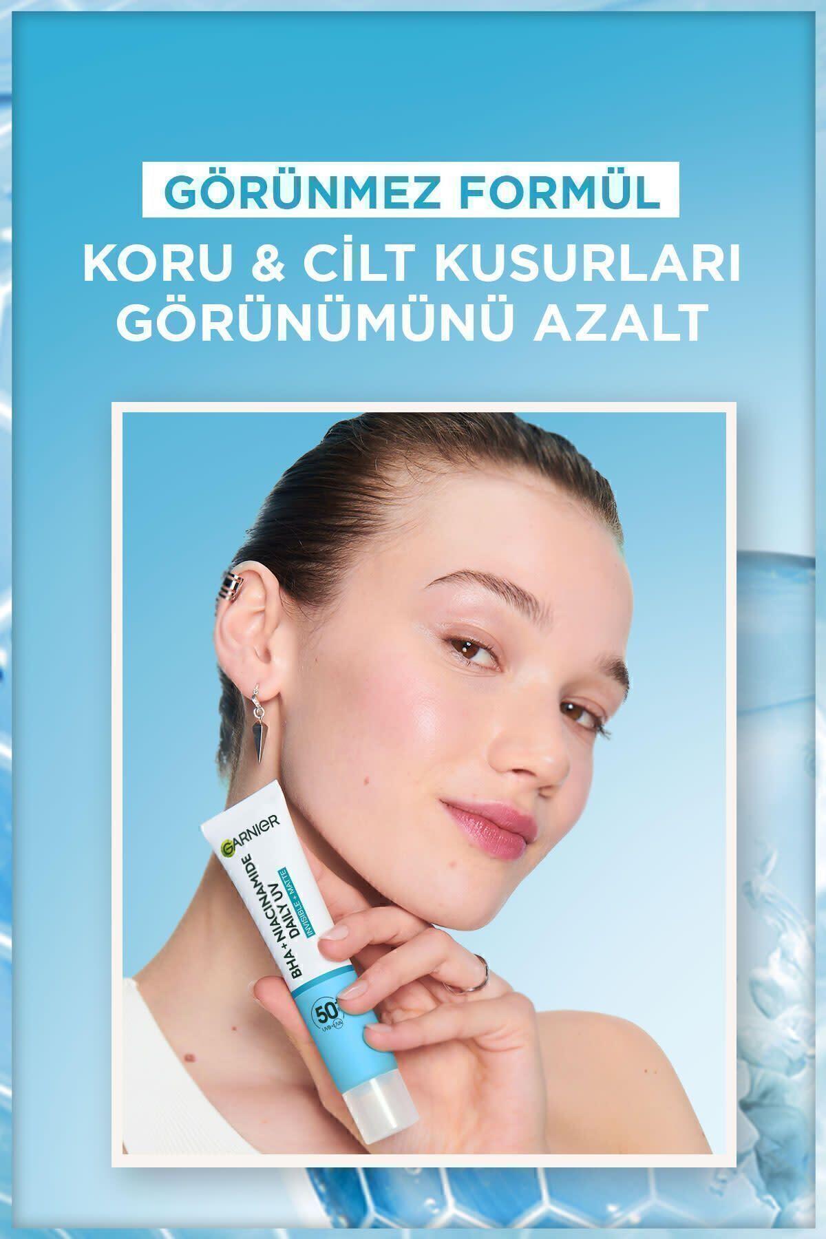 Garnier Saf Ve Temiz Bha Niasinamid Günlük Güneş Koruyucu Fluid Yüz Kremi Spf50 40ml