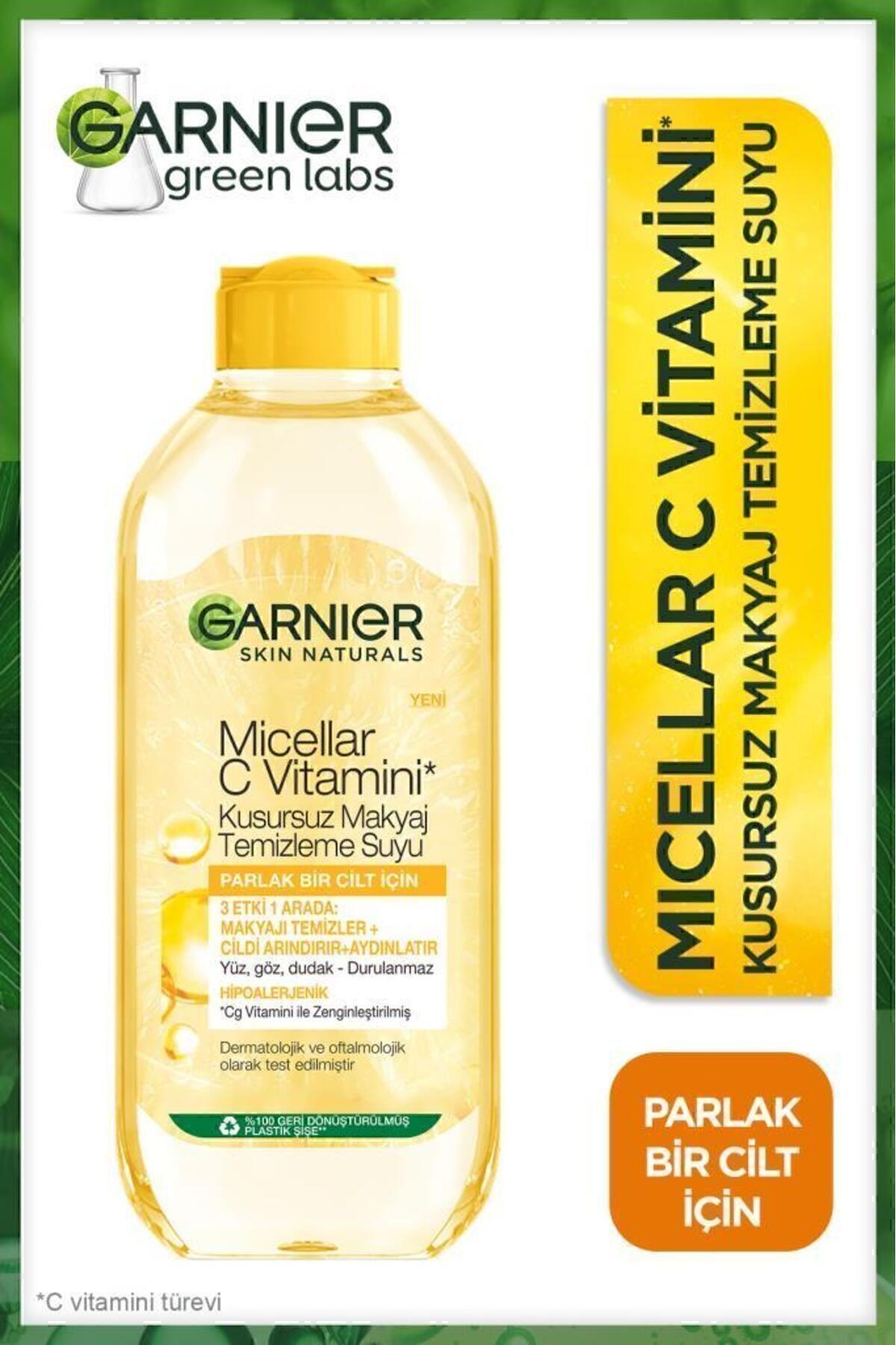 Garnier STD Micellar C Vitamini Kusursuz Makyaj Temizleme Suyu 400ml Klasik