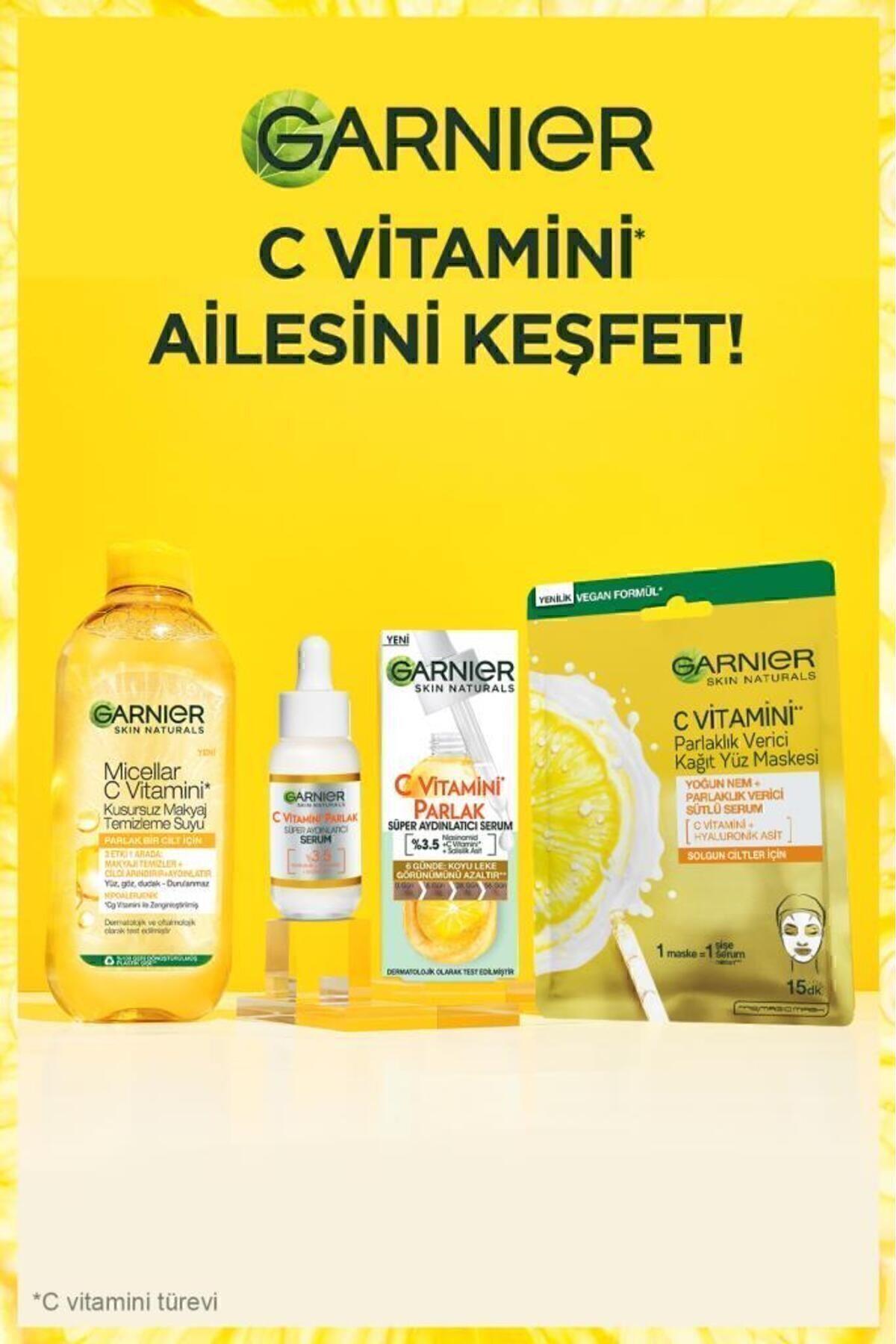 Garnier STD Micellar C Vitamini Kusursuz Makyaj Temizleme Suyu 400ml Klasik