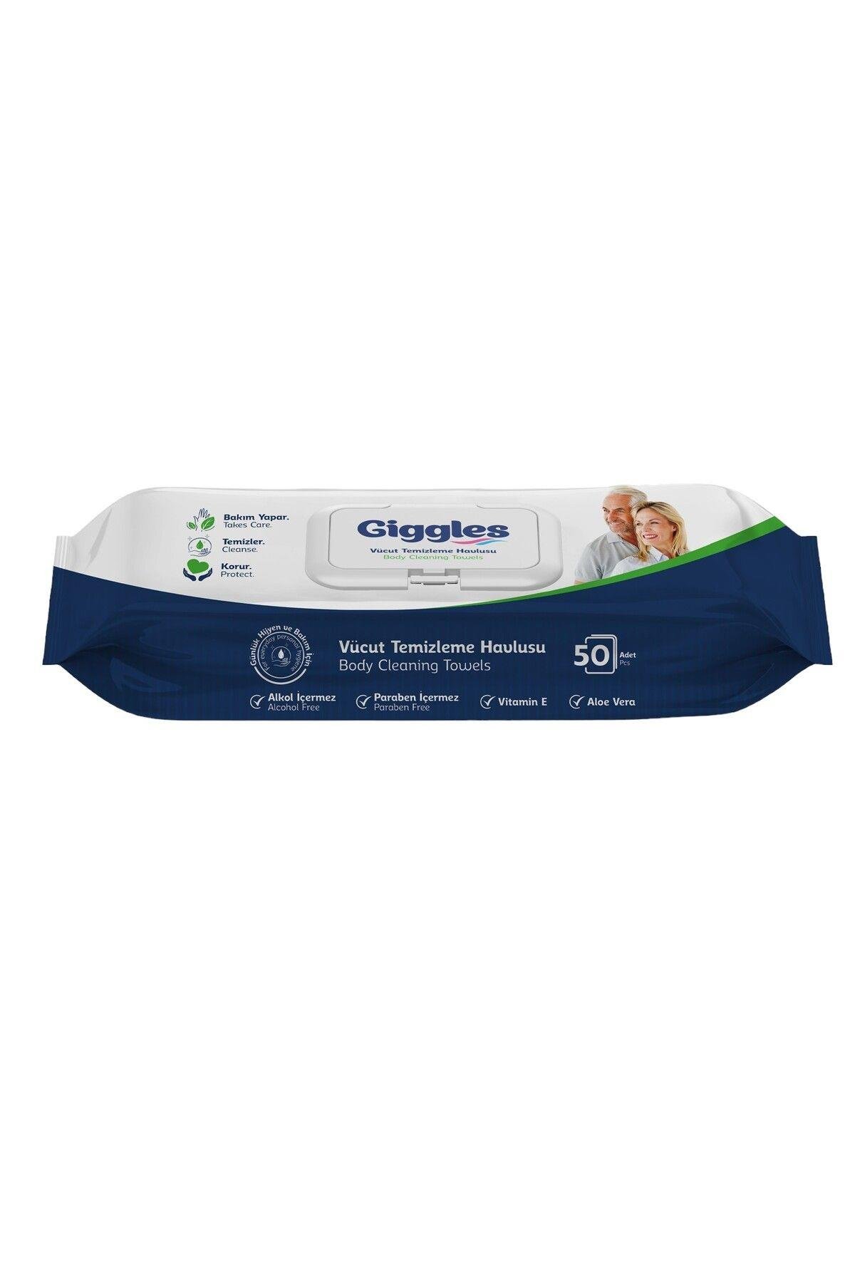 giggles Perıne Ve Vucut Temızleme Havlusu 50lı