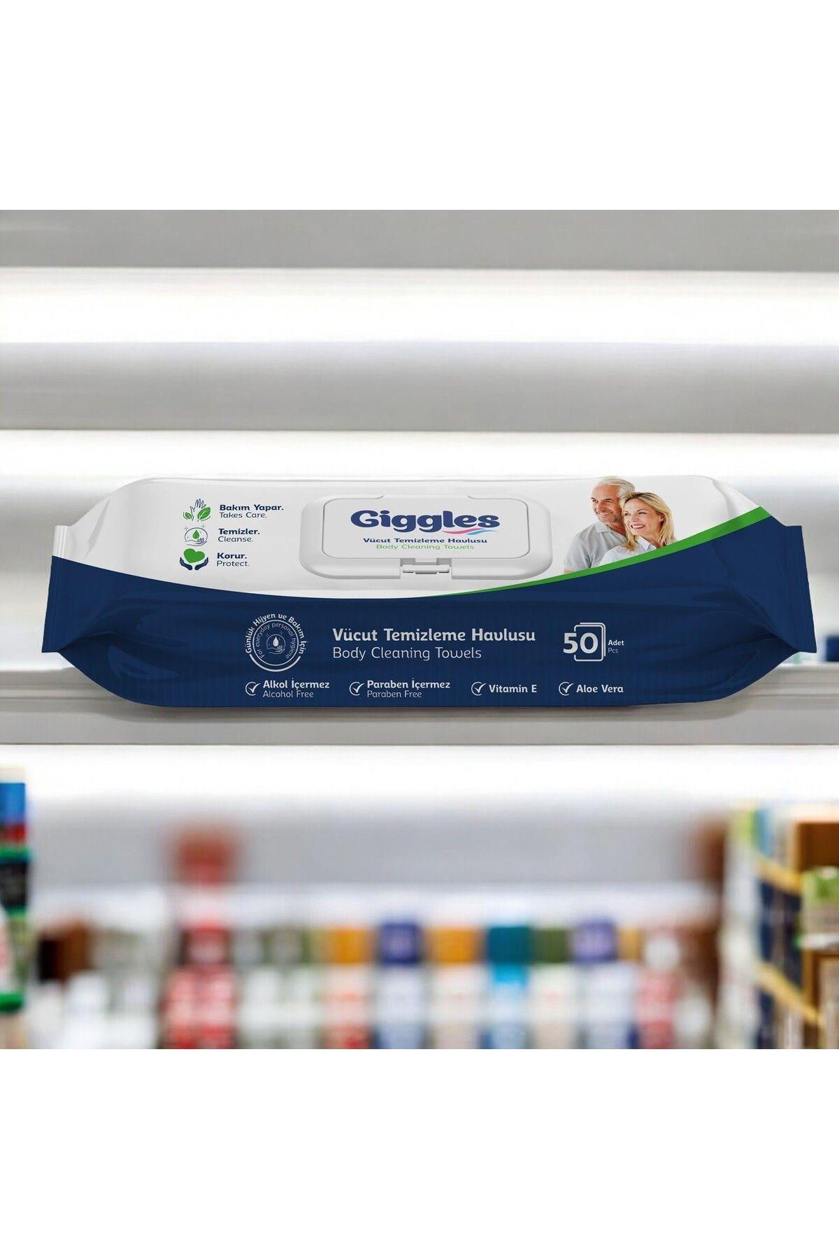 giggles Perıne Ve Vucut Temızleme Havlusu 50lı